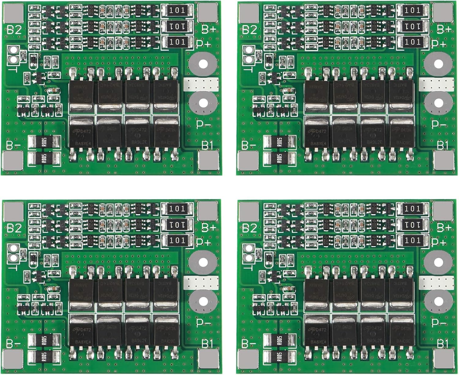 ACEIRMC 4pcs 3S 12V 25A Balance Lithium Battery 18650 Charger Protection Board with Balance for li-ion lipo Battery Cell Pack