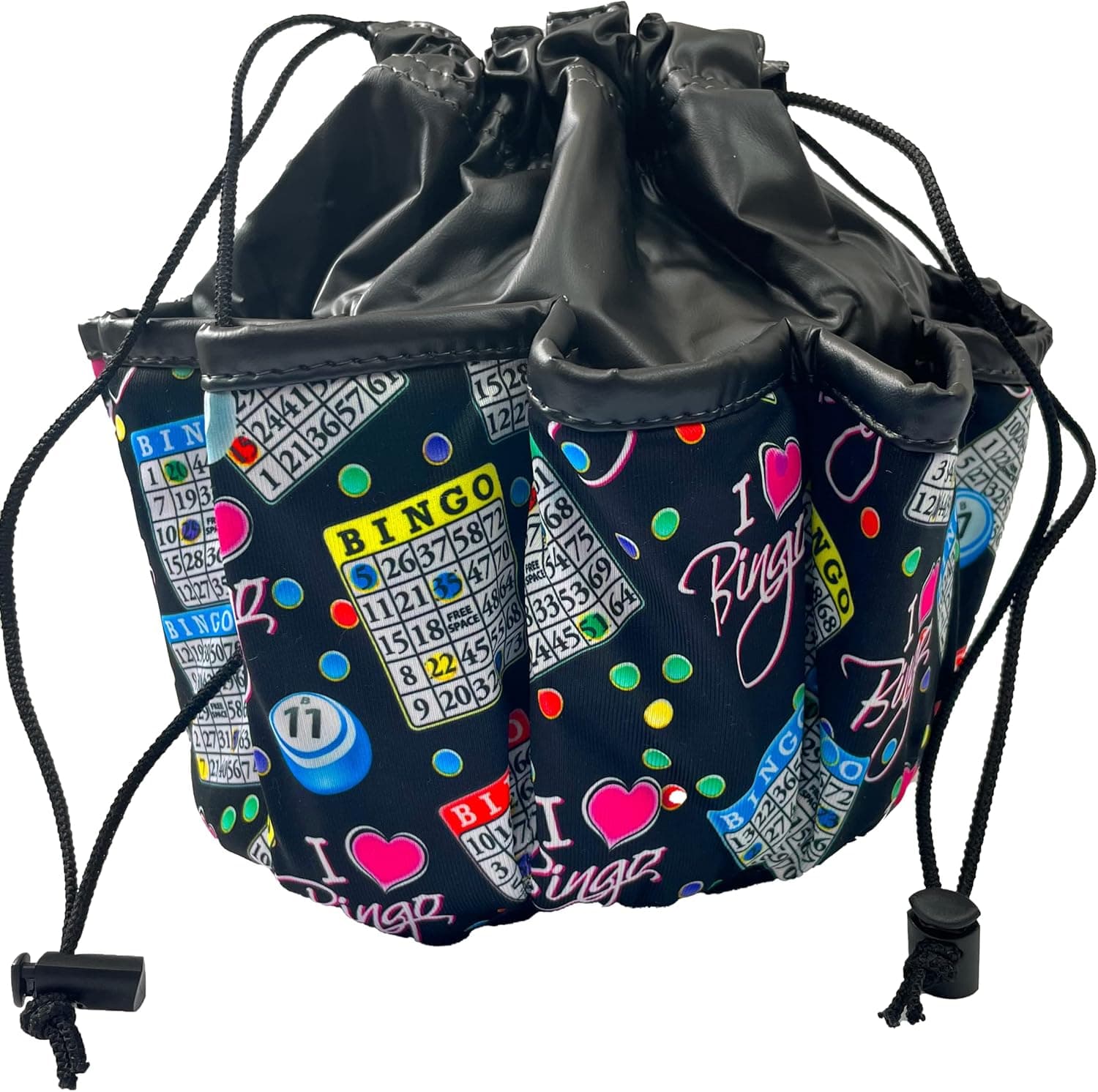 ABS Novelties I Love Bingo Pattern 10 Pocket Tote