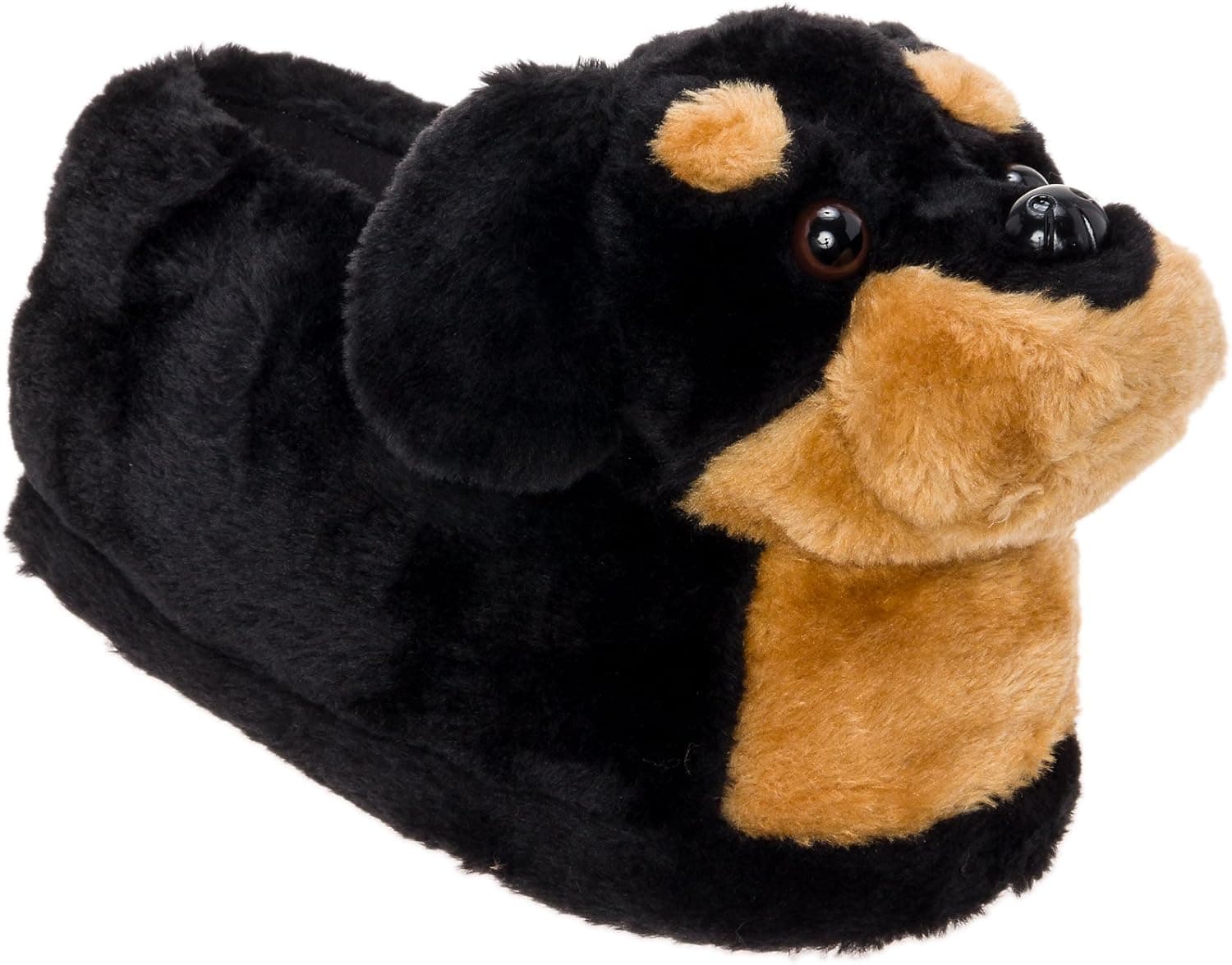 Silver Lilly Fuzzy Dog Slippers for Women & Men, Funny, House Shoes, Animal, Cute Novelty, Great Mother's Day Gift for Mom, Wife, Daughter