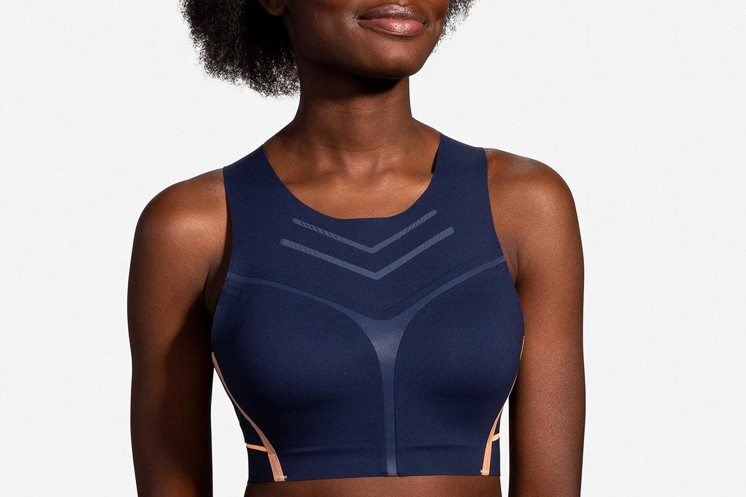 Brooks Dare High-Neck Women’s Run Bra for High Impact Running, Workouts and Sports with Maximum Support