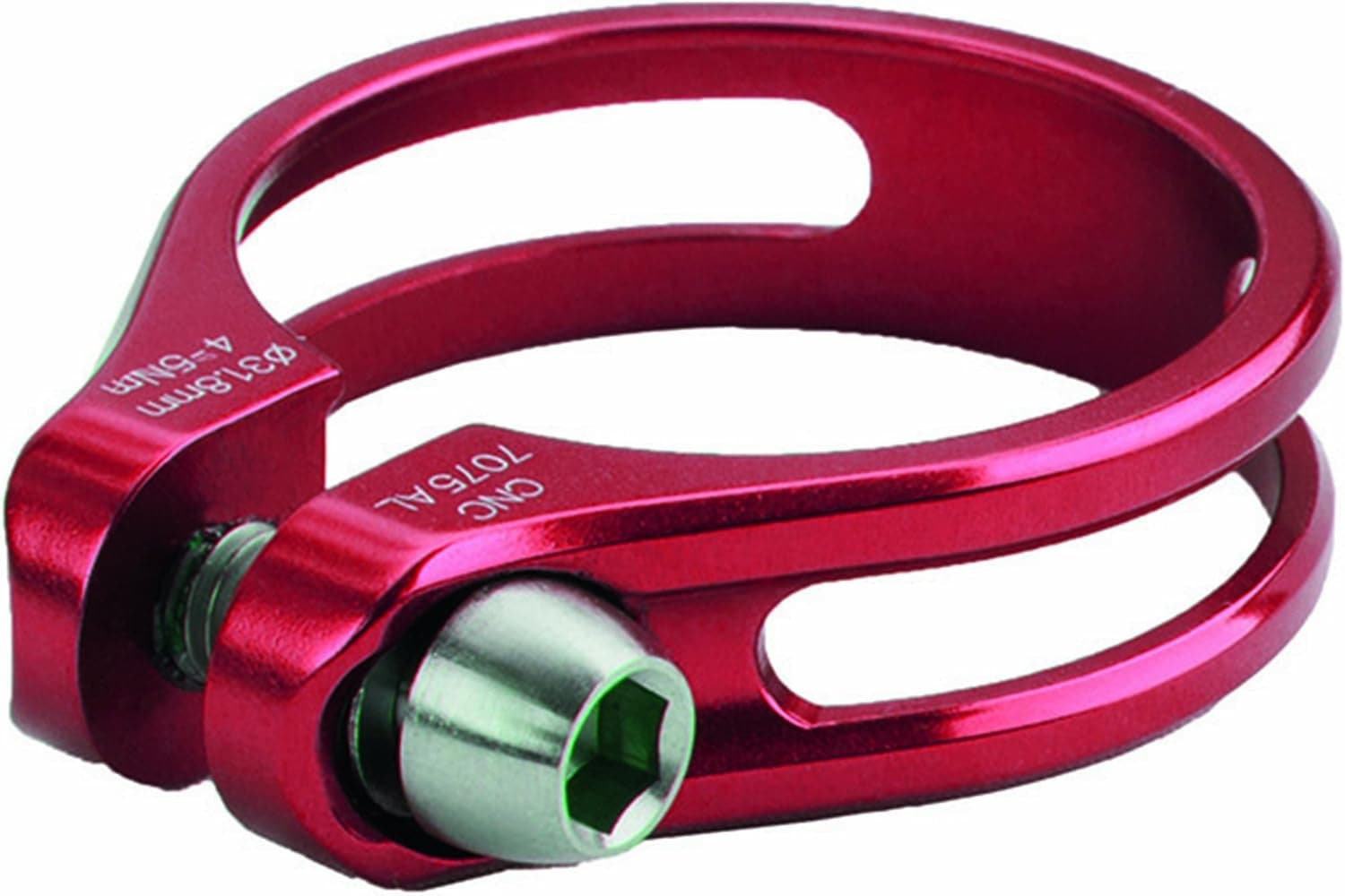 Mighty SC-SLTI Seatpost Clamp, Anodized Red