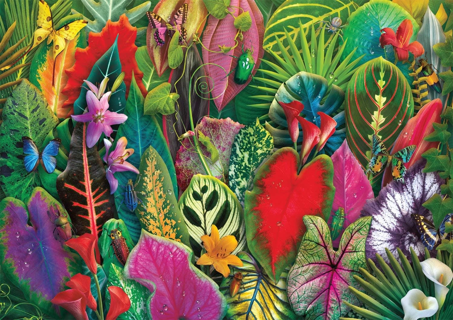 Buffalo Games - Brilliant Botanicals - 500 Piece Jigsaw Puzzle