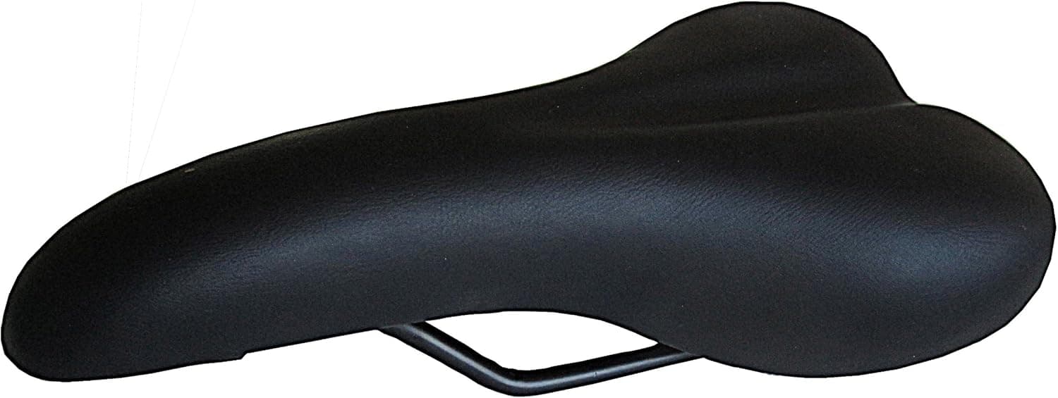 Bicycle seat, Saddle, Hybrid 12 OZ, Black, clamp Mount Included, Already Assembled Ready to Mount on The seat Post, Comfortable, Cushion,Justek