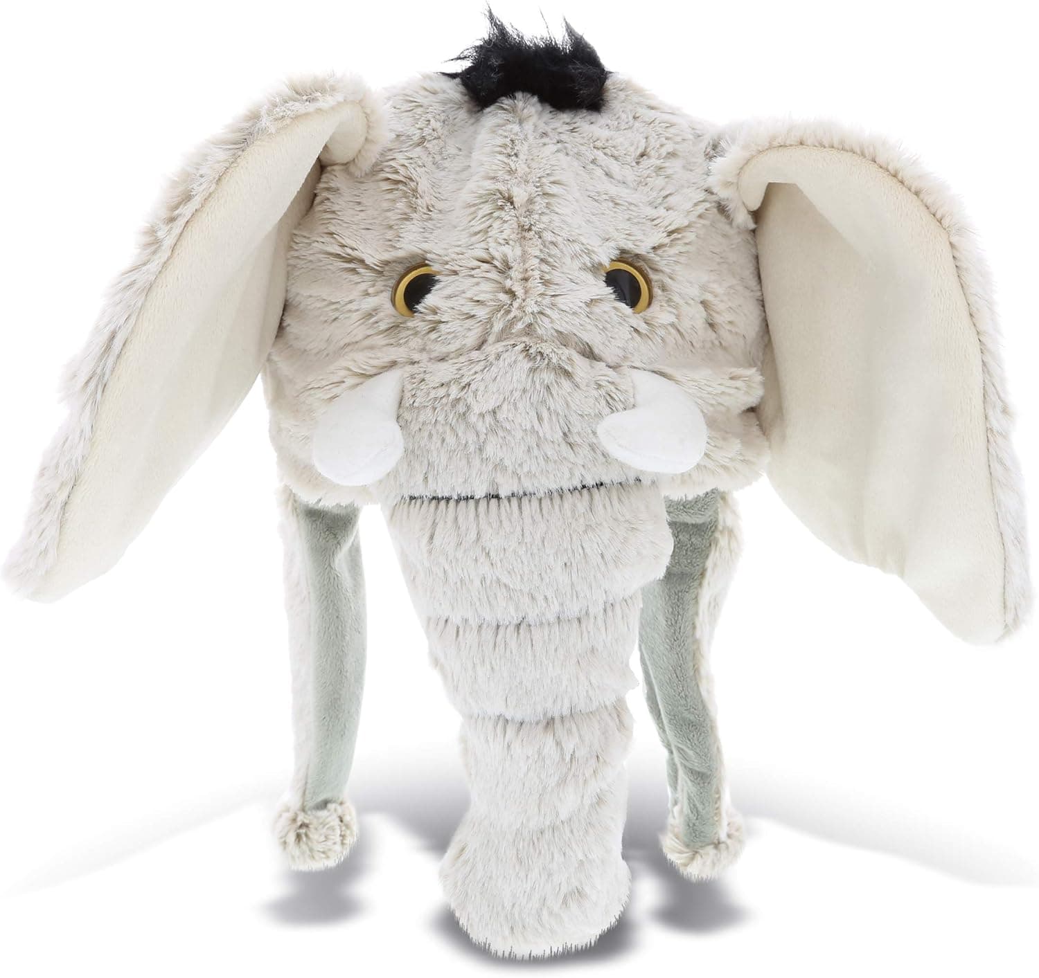 DolliBu Plush Hats - Super Soft Warm Hat with Ear Flaps, Funny Toy Hat, Cozy Fleece Winter Hat for Kids & Teens - One Size