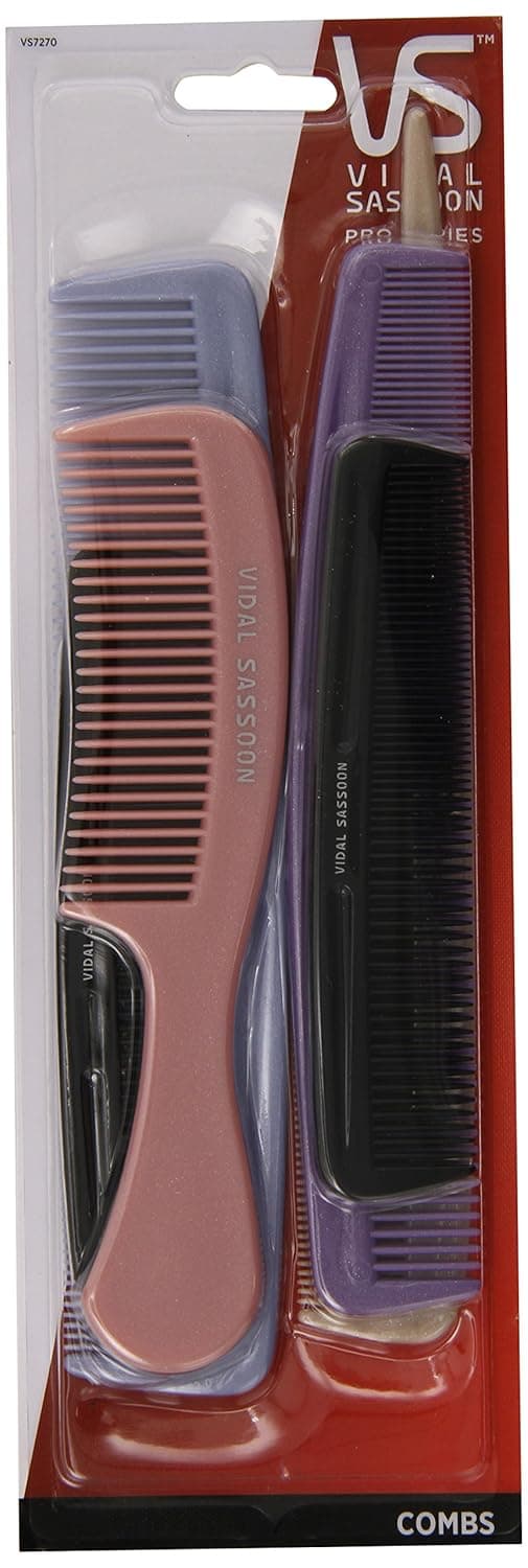 Vidal Sassoon Family Pack Of 6 Combs