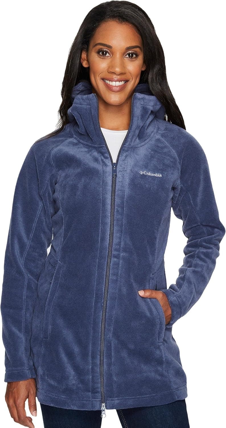 Columbia Women's Benton Springs II Long Hoodie, Nocturnal, XL