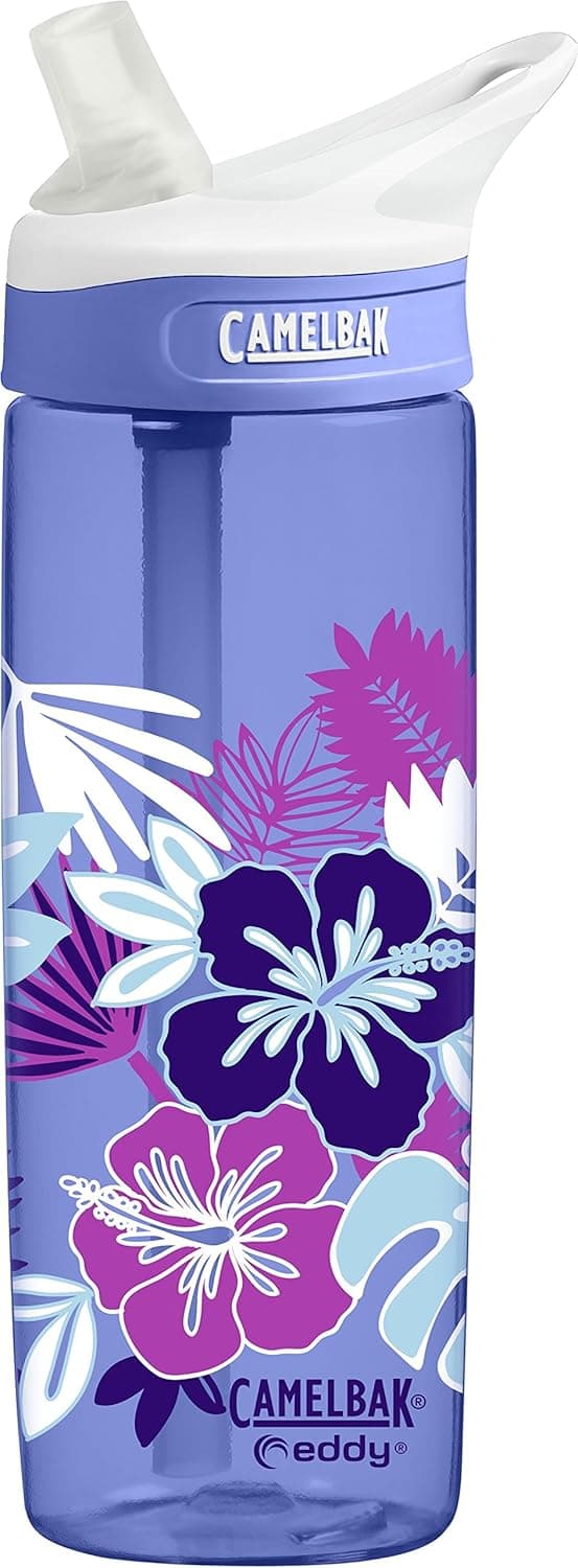 CamelBak Eddy Water Bottle, Hibiscus, 0.6 L