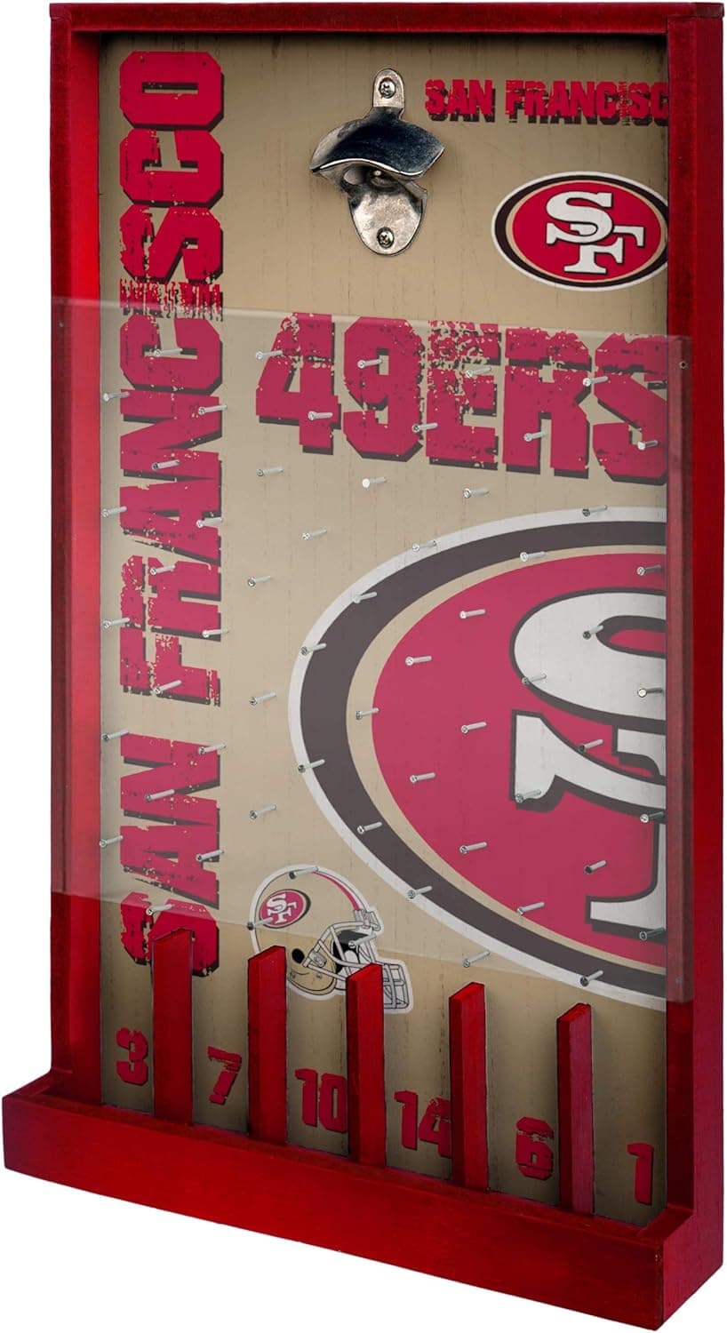 FOCO unisex-adult Bottle Opener Sign Game