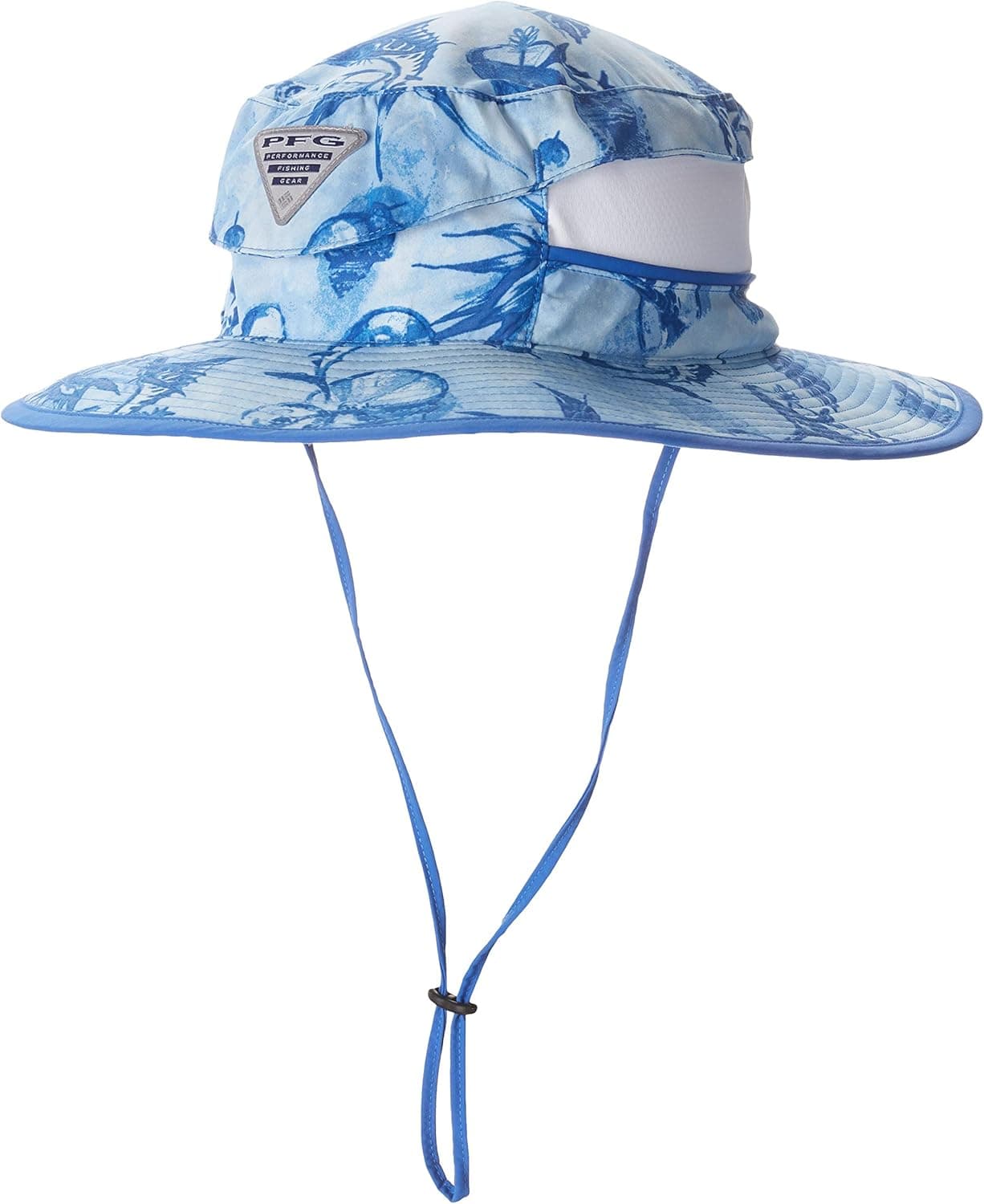 Columbia Unisex PFG Super Backcast Booney, Harbor Blue Martini Marlin, Small/Medium