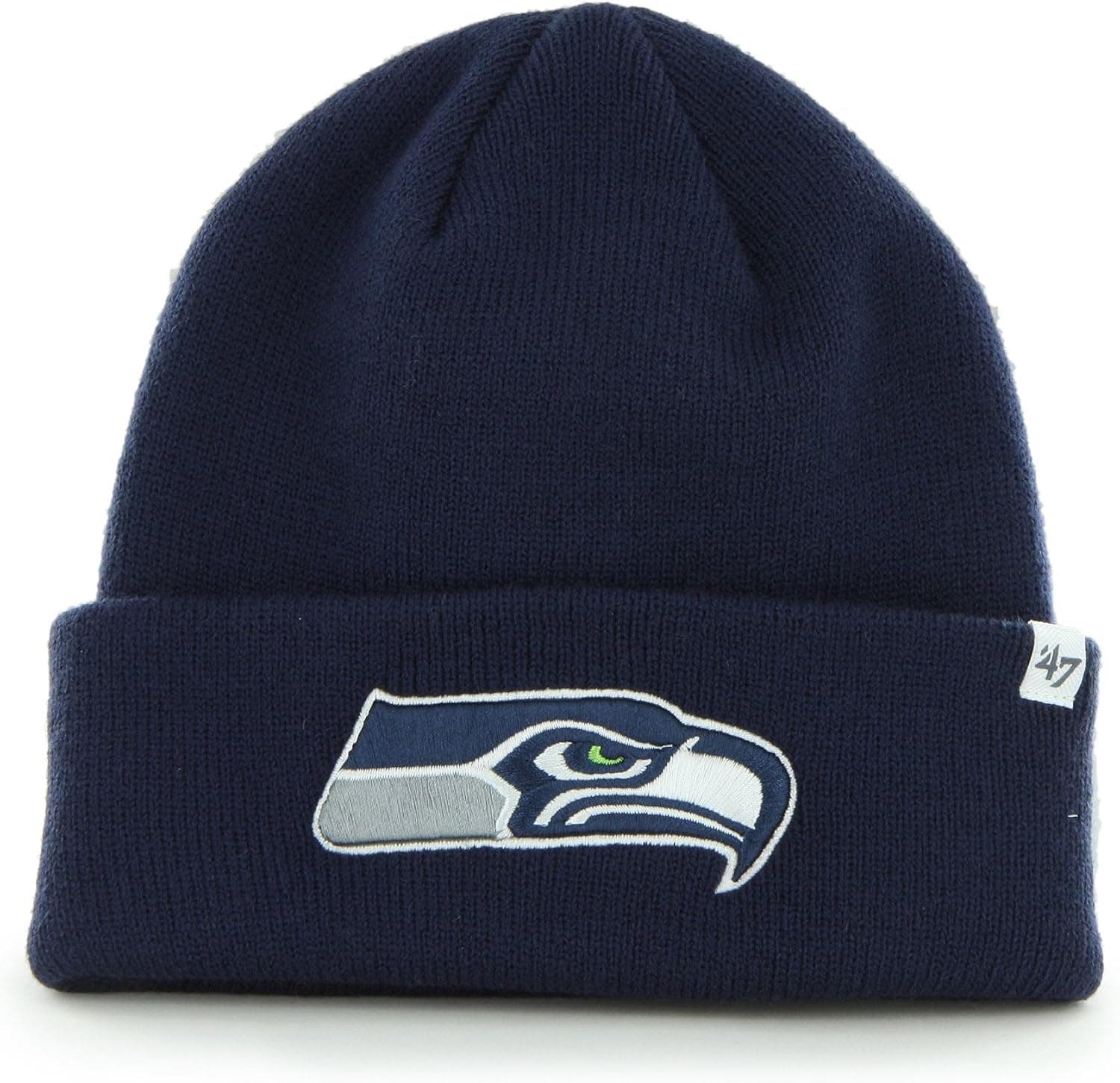 '47 Brand Team Color Cuff Beanie Hat - NFL Cuffed Football Winter Knit Toque Cap