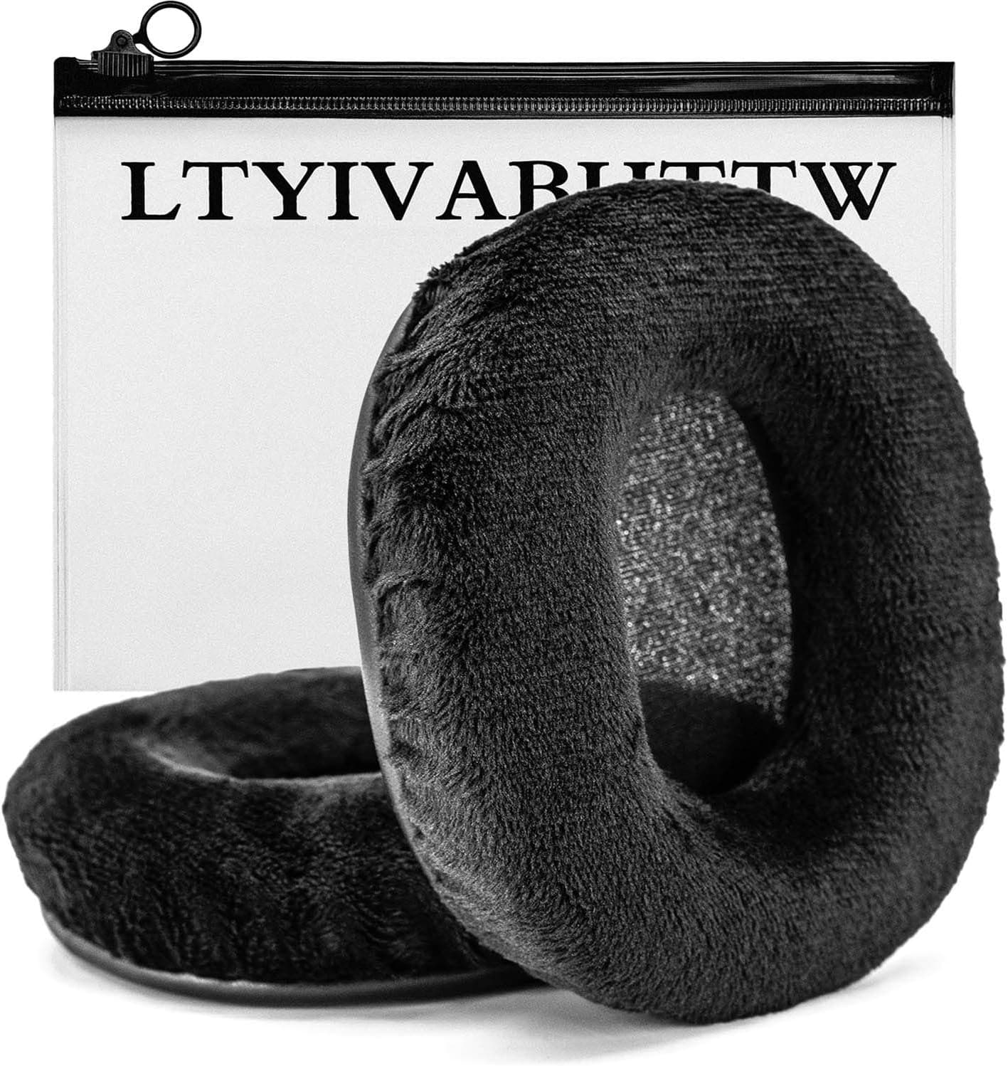 Replacement Earpads for ATH M50X / M40X | Also Fits MDR 7506 / MDR V6 / MDR CD900ST / Stealth 600 & More | Black Velour