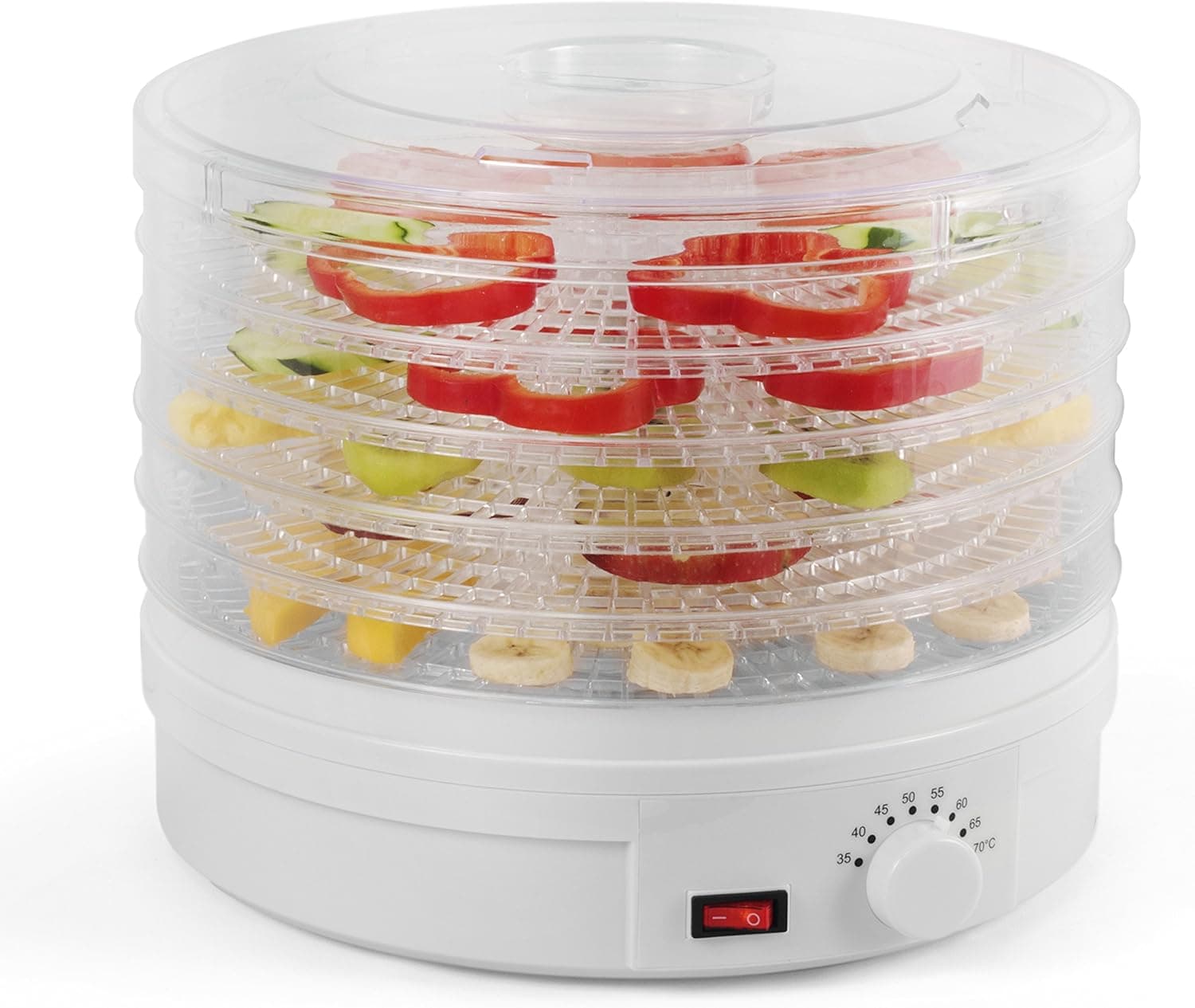 Westinghouse Food Dehydrator, Beef Jerky Maker, Food Preservation Device, Food Dehydration Machine, Dried Fruits and Vegetables Maker, Countertop Small Kitchen Appliance, WFD101W