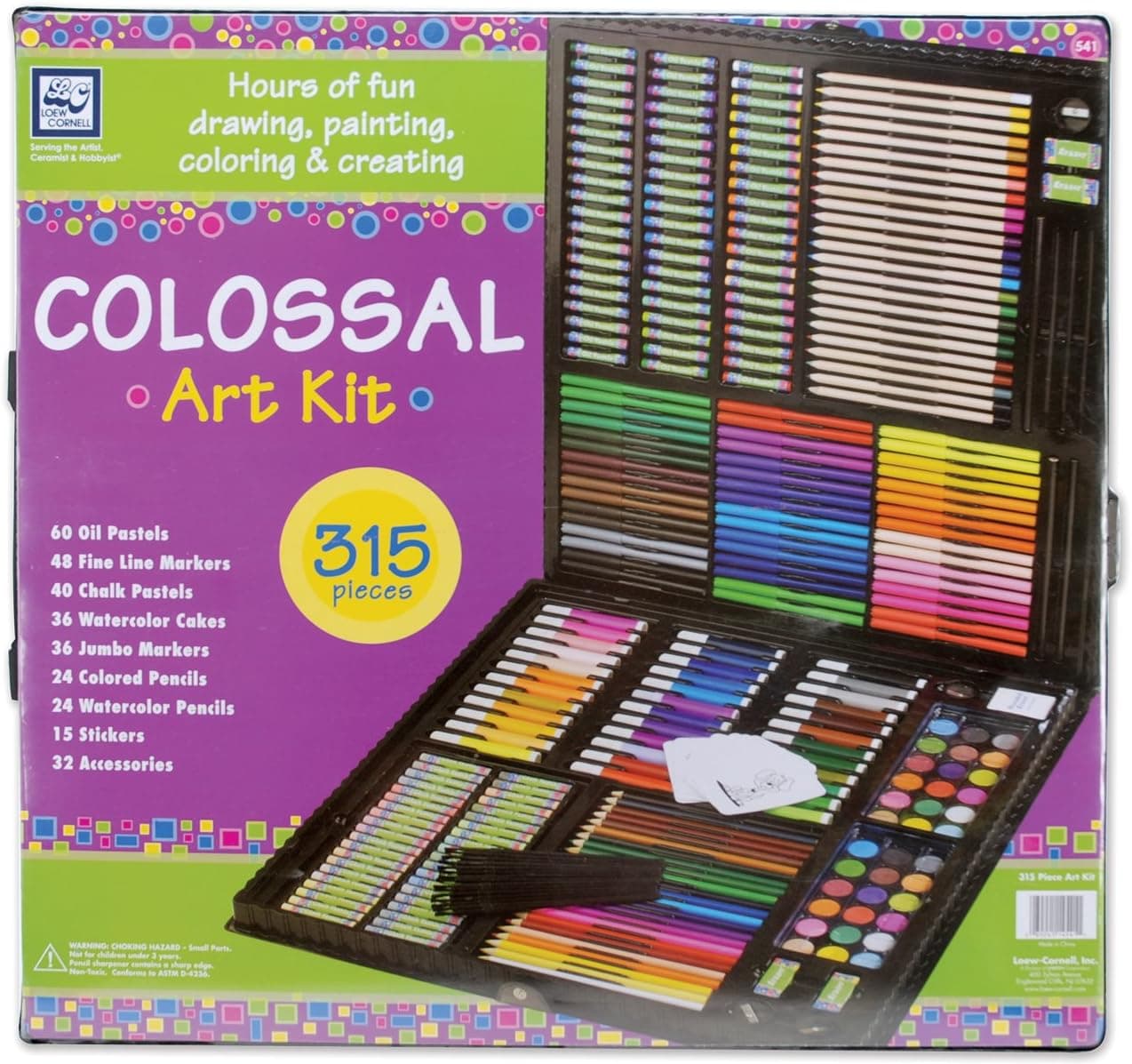 Loew-Cornell Colossal Art Kit, 315-Count