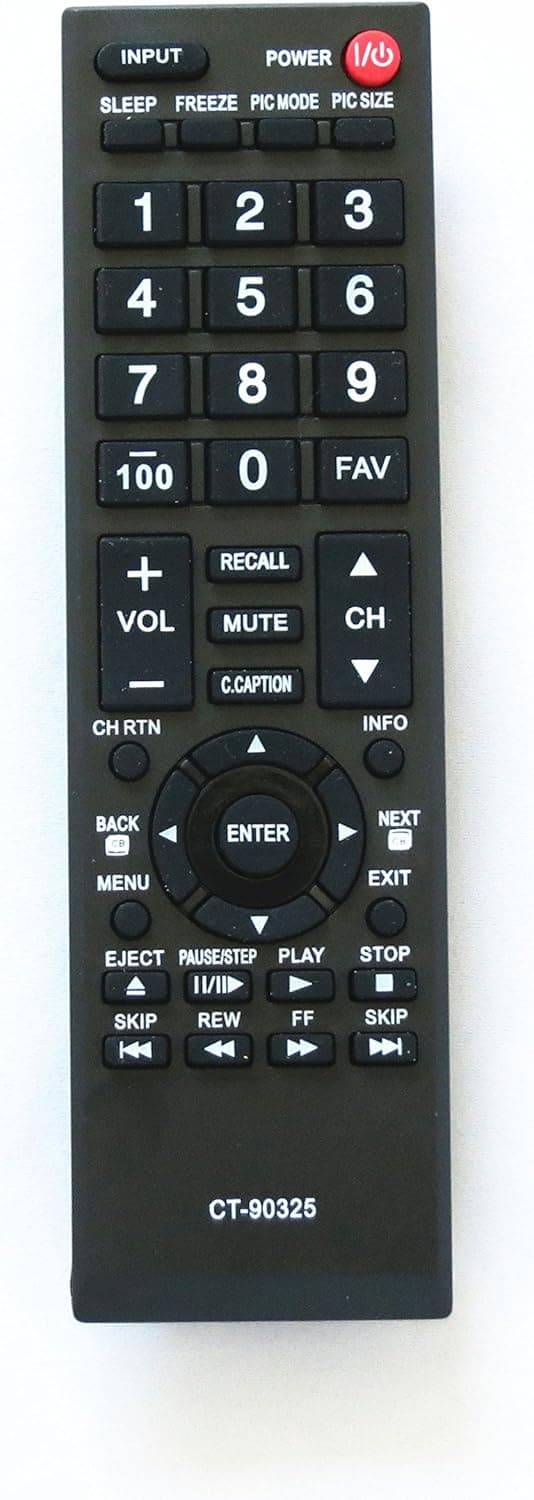 Toshiba 75028874 Television Remote Control Genuine Original Equipment Manufacturer (OEM) Part