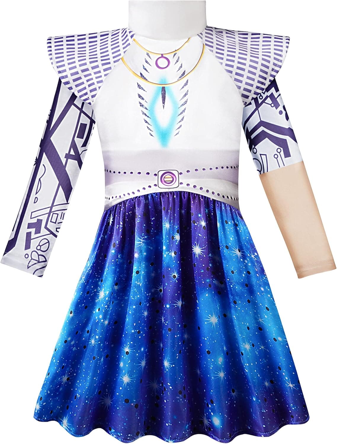 Zombies Costume Alien Character Dress Movie 3 Cosplay Clothes Outfit Halloween Party Dress Up 2-12 Years