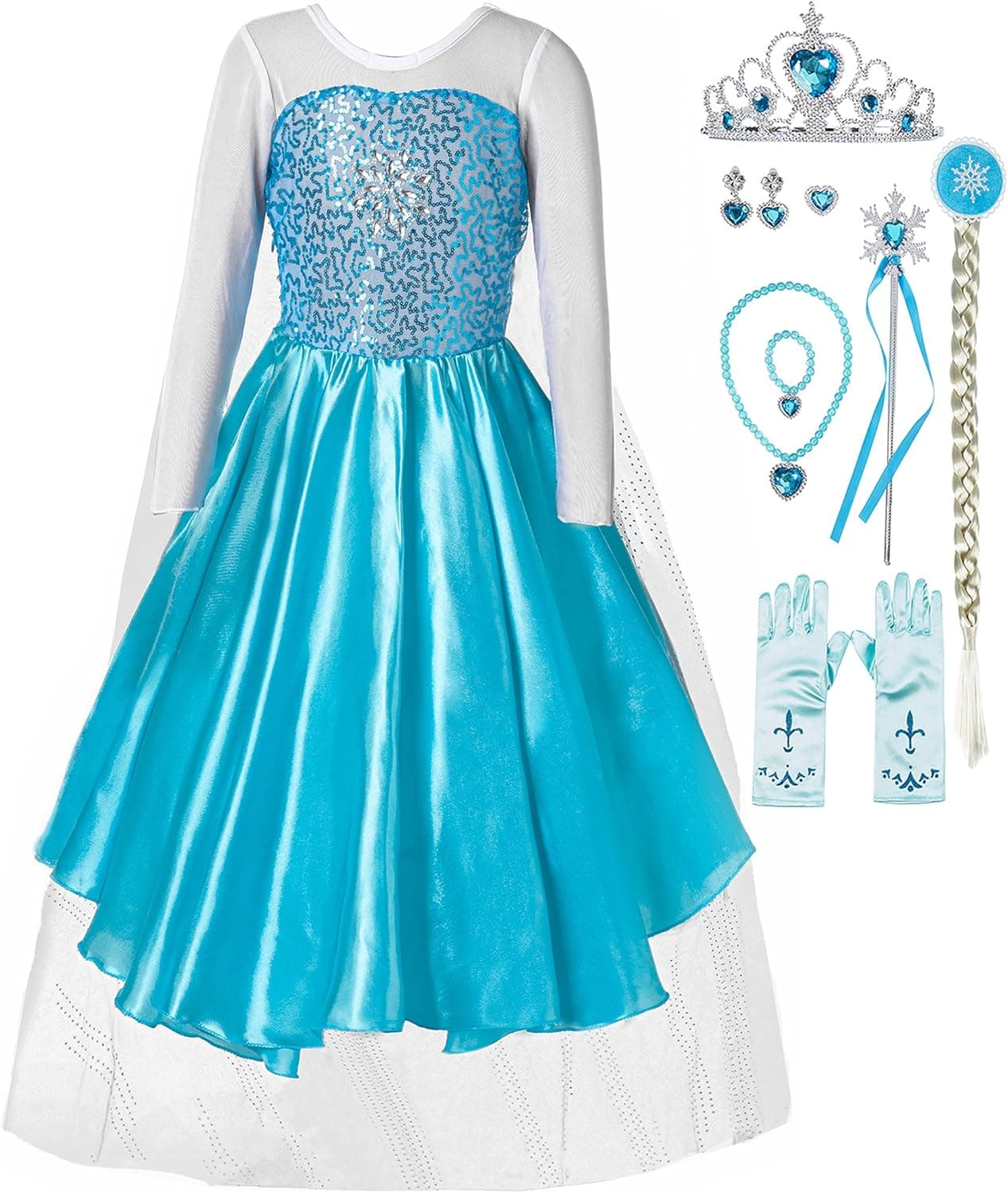Funna Girls Princess Fancy Dress for Costume