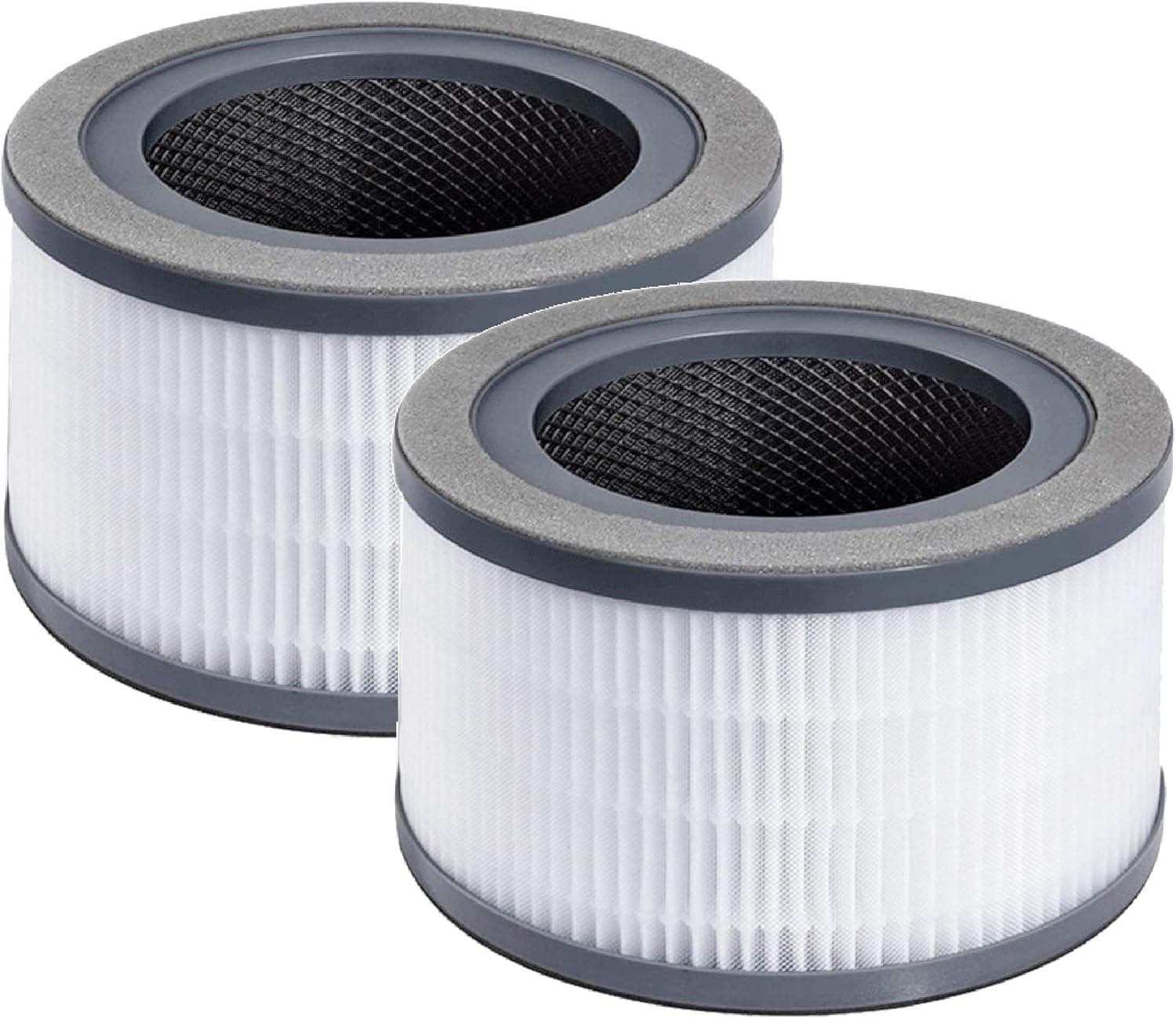 Nispira 3-in-1 True HEPA Carbon Filter Replacement, Compatible with Levoit Vista 200 Air Purifier Vista 200-RF. 2 Packs