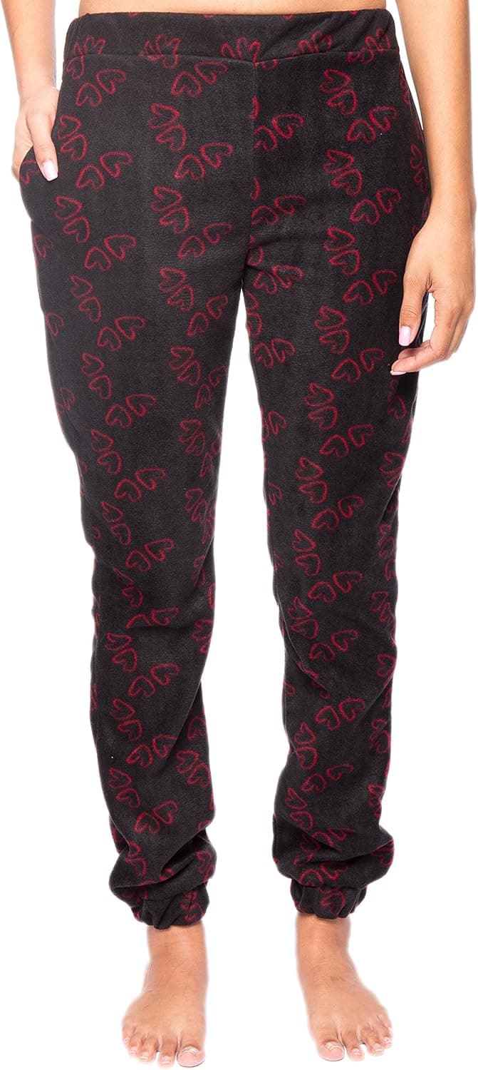 Noble Mount Women's Premium Microfleece Jogger Lounge Pant