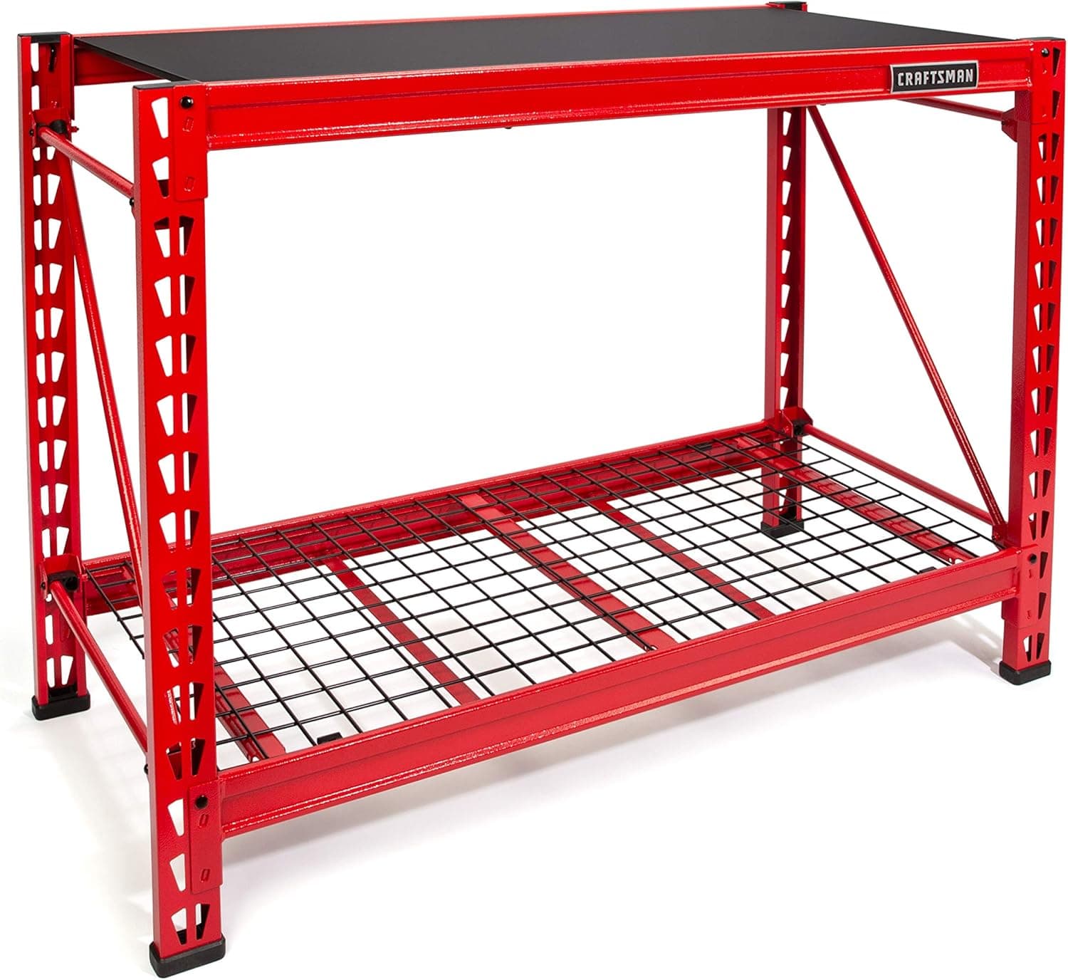 Craftsman 2-Shelf 3-Foot Tall Stackable Tool Chest Depth Storage Rack (3-Feet, 1 Set)