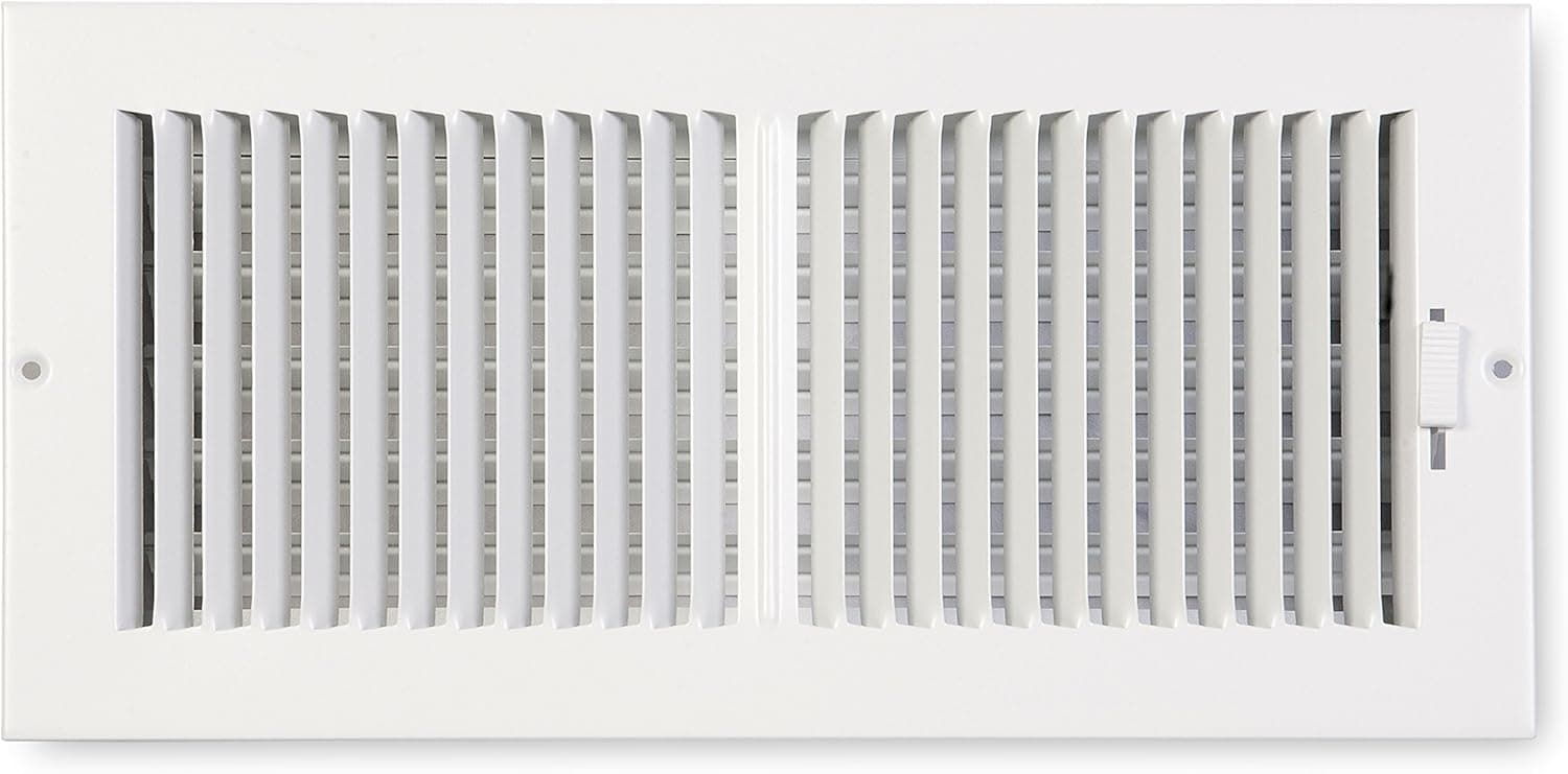 Accord ABSWWH2144 Sidewall/Ceiling Register with 2-Way Design, 14-Inch x 4-Inch(Duct Opening Measurements), White