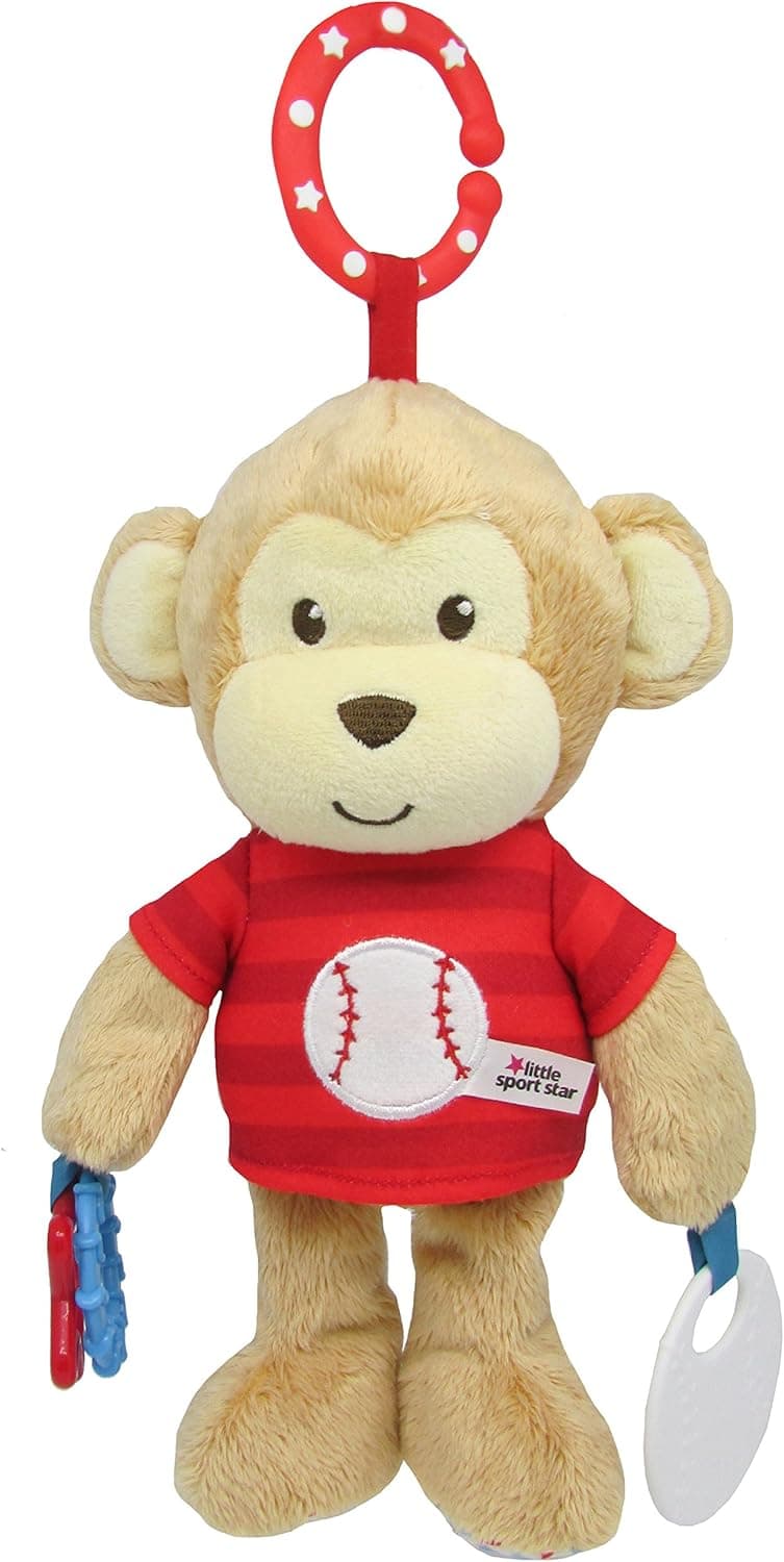 KIDS PREFERRED Little Sport Star Developmental Activity Toy - Baseball Monkey