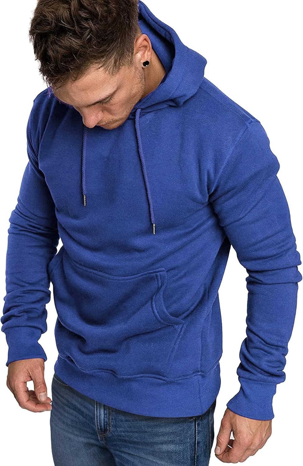 COOFANDY Men's Casual Hoodie Lightweight Long Sleeve Sports Hooded Sweatshirts