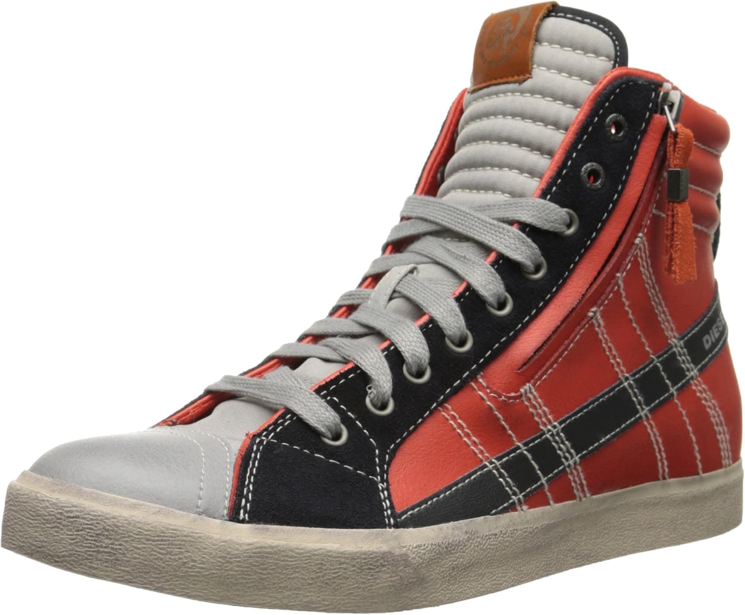 Diesel Men's Velows String Leather Fashion Sneaker