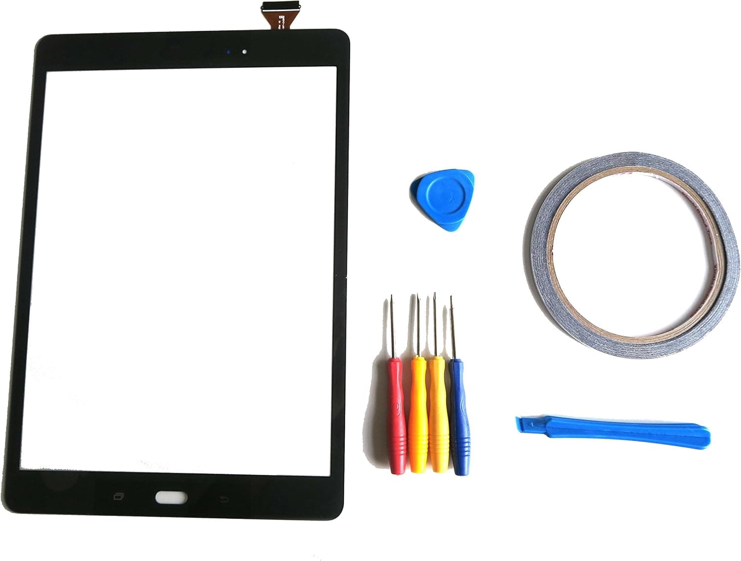 yayayahu New Replacement Parts for Samsung Galaxy Tab Pro 10.1" SM-T520 - Glass Touch Screen Digitizer + Repair Tool Kit (Black)