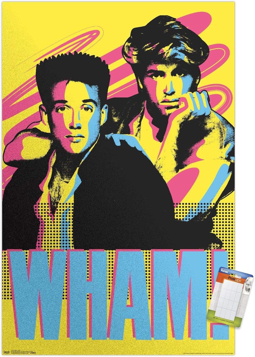 Trends International Wham! - Neon Wall Poster, 22.375" x 34", Premium Poster & Mount Bundle