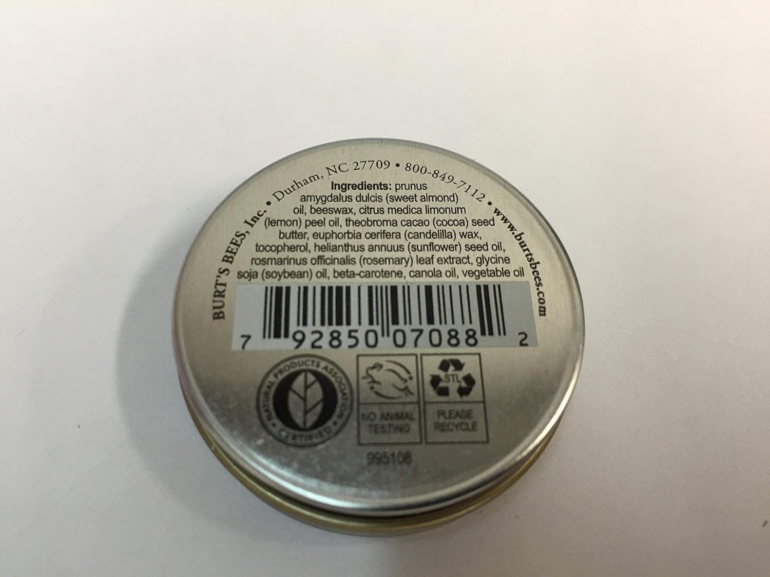 Burt's Bees Lemon Butter Cuticle Cream, 0.30 oz/8.5 g