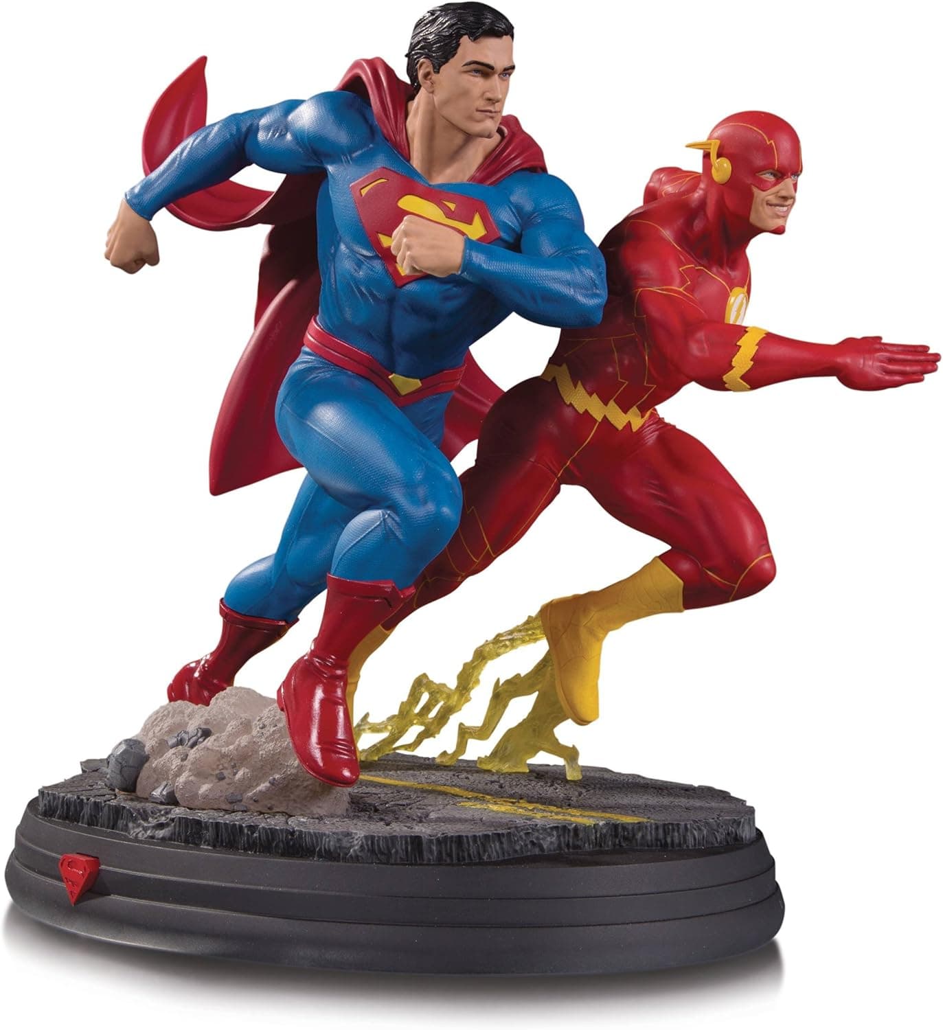 DC Collectibles DC Gallery: Superman vs. The Flash Racing Resin Statue