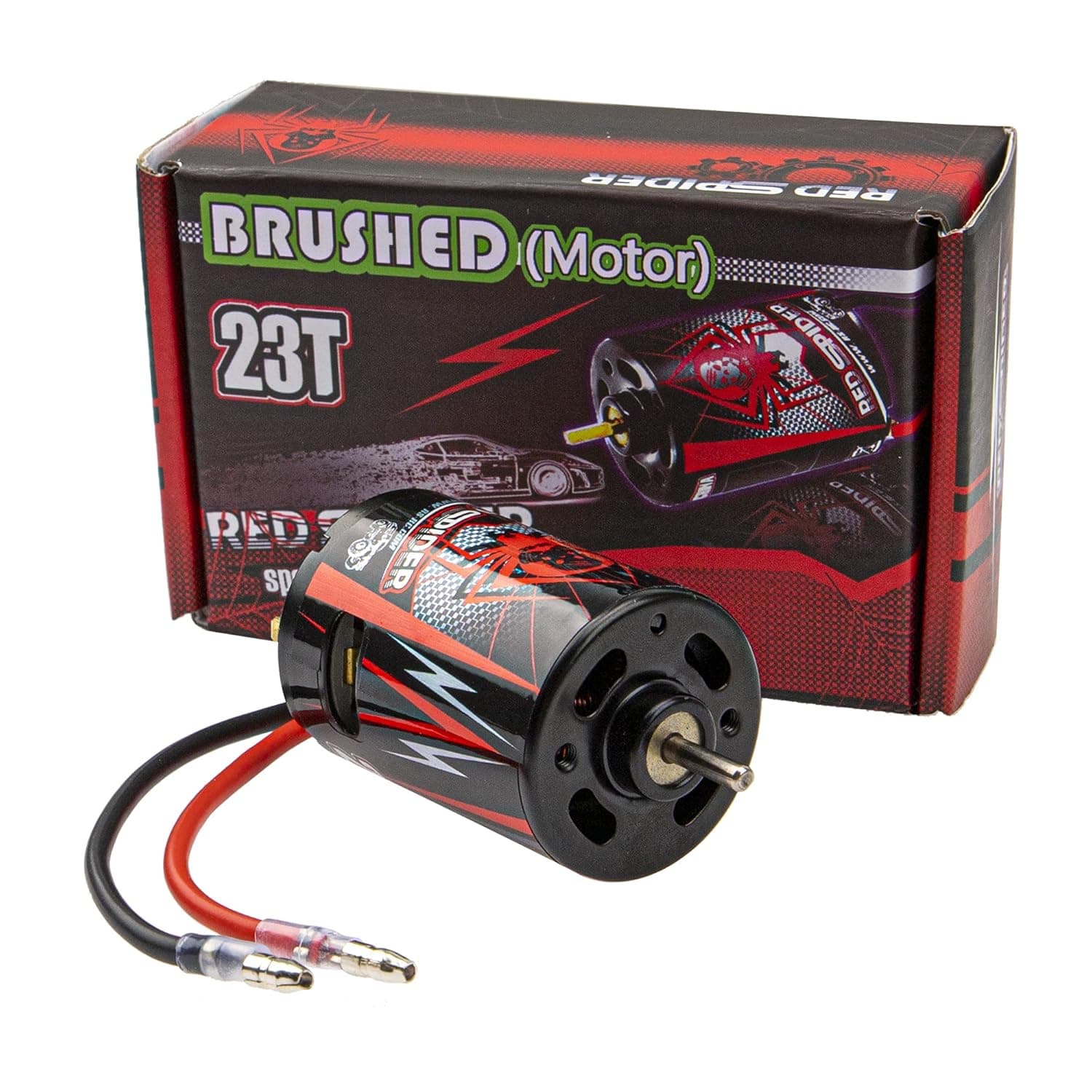 Vgoohobby RC Motor 23T 540 Brushed Motor Shaft 3.175mm Compatible with Axial SCX10 AXI03007 90046 Traxxas TRX4 D90 MST Tamiya CC01 1/10 RC Crawler Short Truck Car