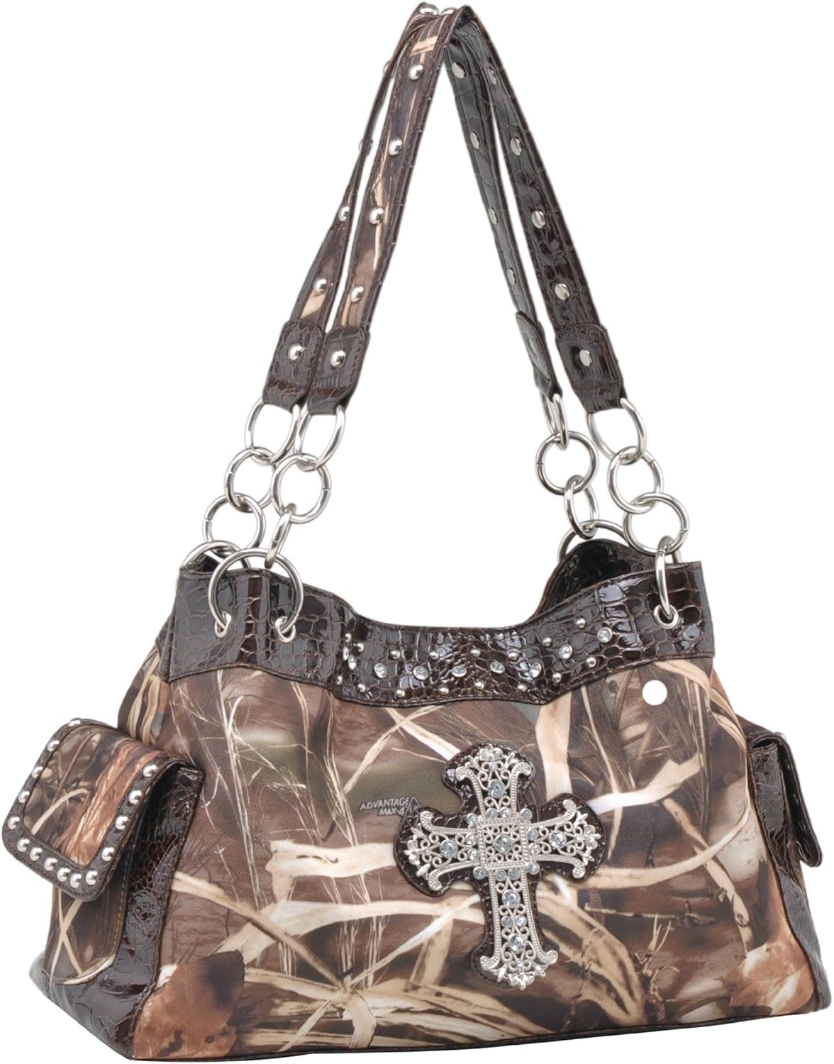 Emperia Women's 9 Pocket Shoulder Bag with Double Strap