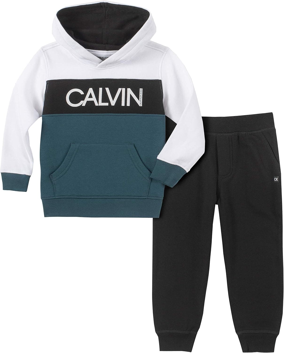 Calvin Klein baby-boys 2 Pieces Pullover Pants Set