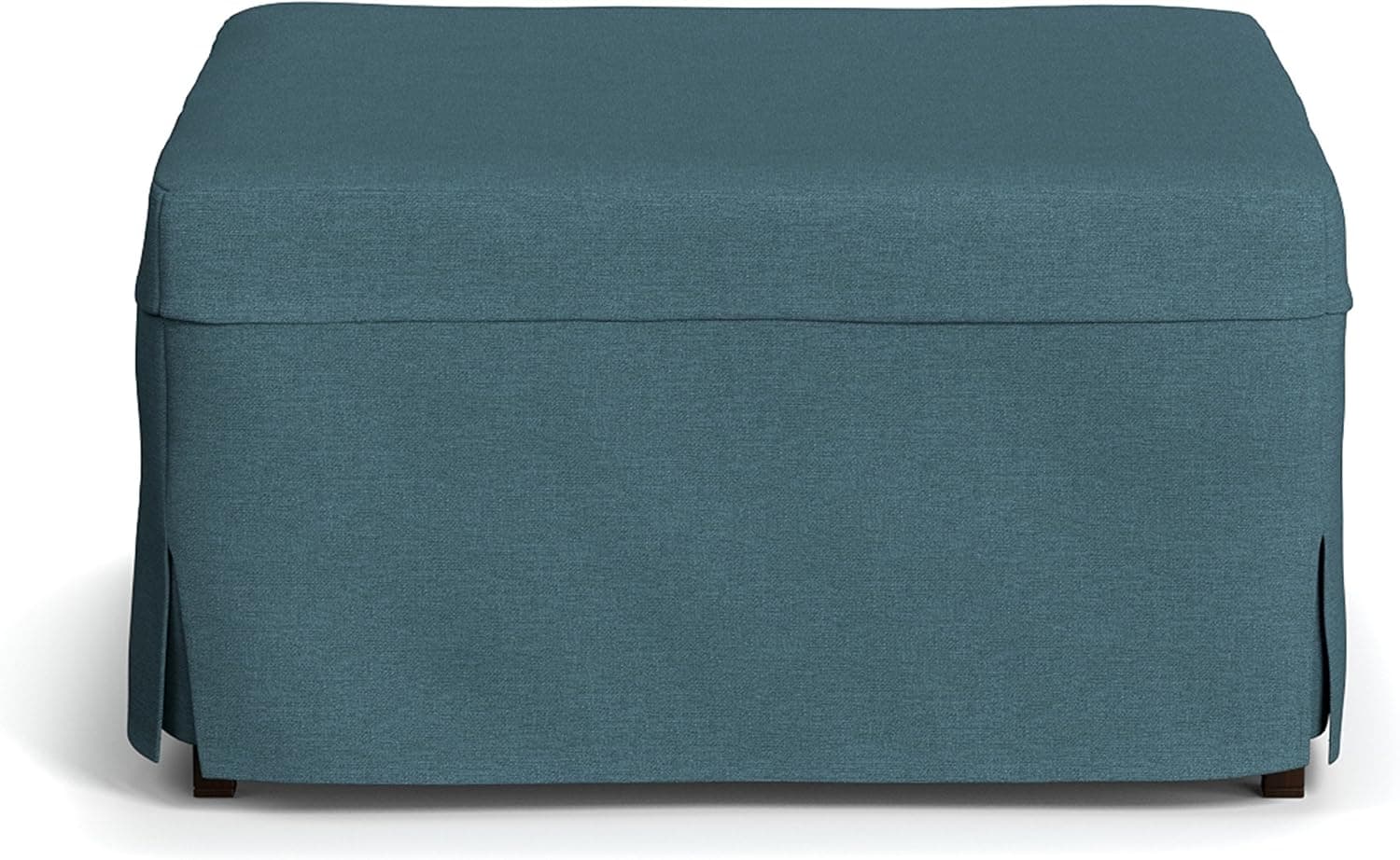 Handy Living Space Saving Folding Ottoman Sleeper Guest Bed, Caribbean Blue, Twin