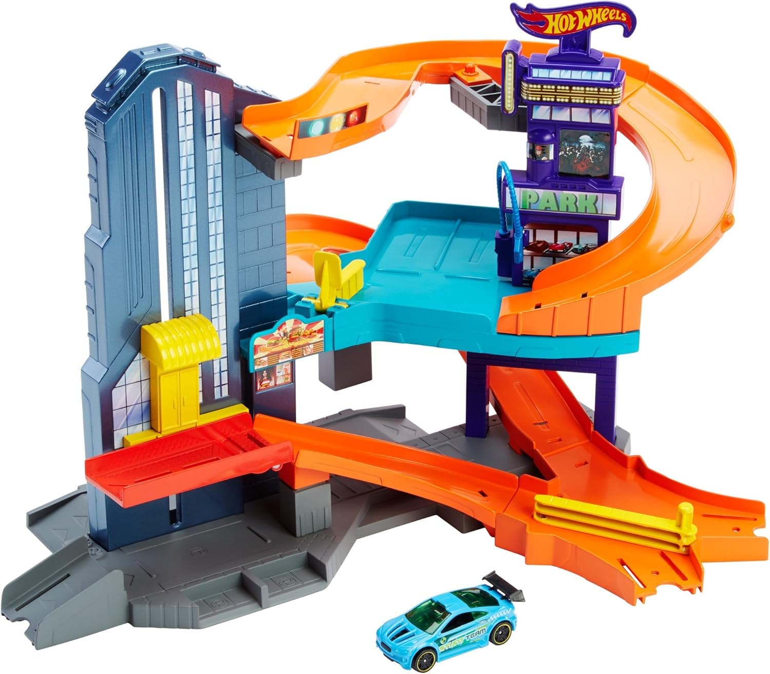 Hot Wheels Workshop Track Builder Speedtropolis Track Set