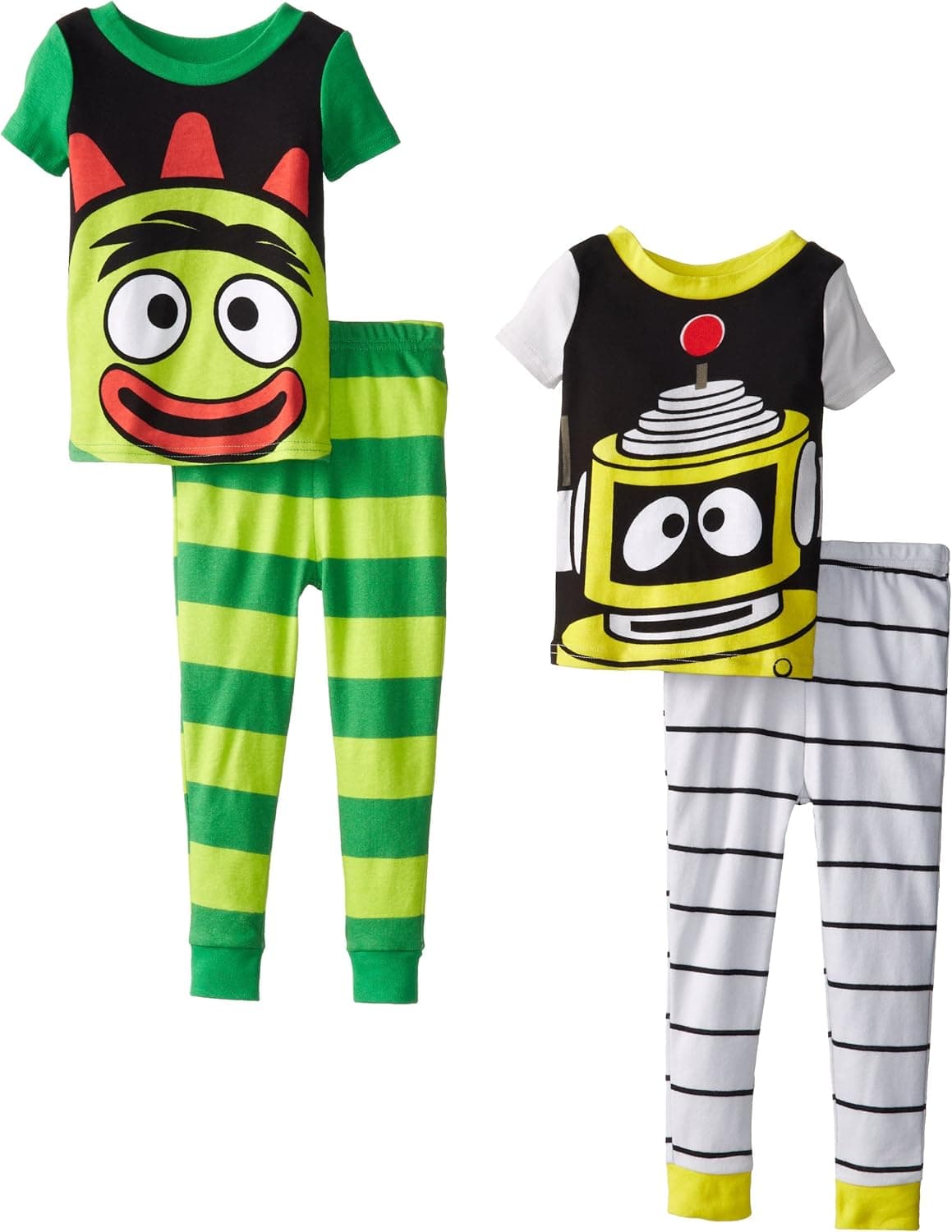 Yo Gabba Gabba Little Boys' Costume Short Sleeve Four-Piece Cotton Set
