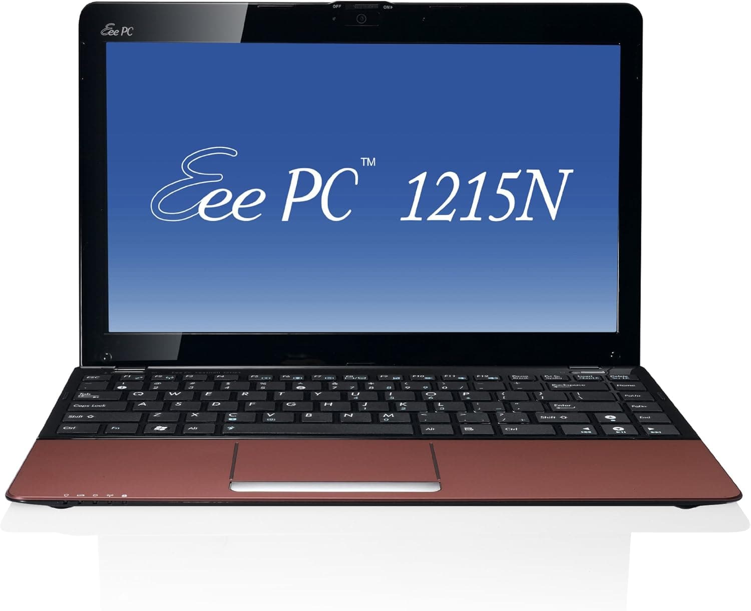 ASUS Eee PC Seashell 1215N-PU17-RD 12.1-Inch Netbook (Red)