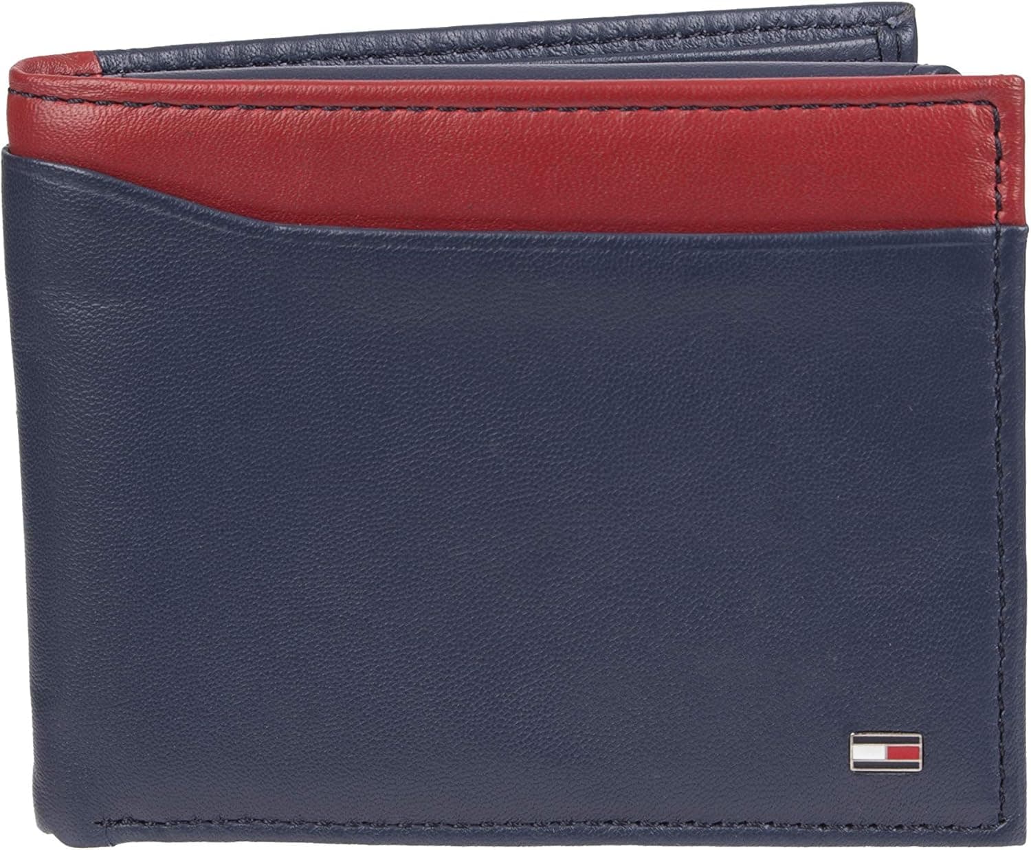 Tommy Hilfiger Men's RFID Blocking Slim Thin Bifold with Removable Card Holder and Gift Box