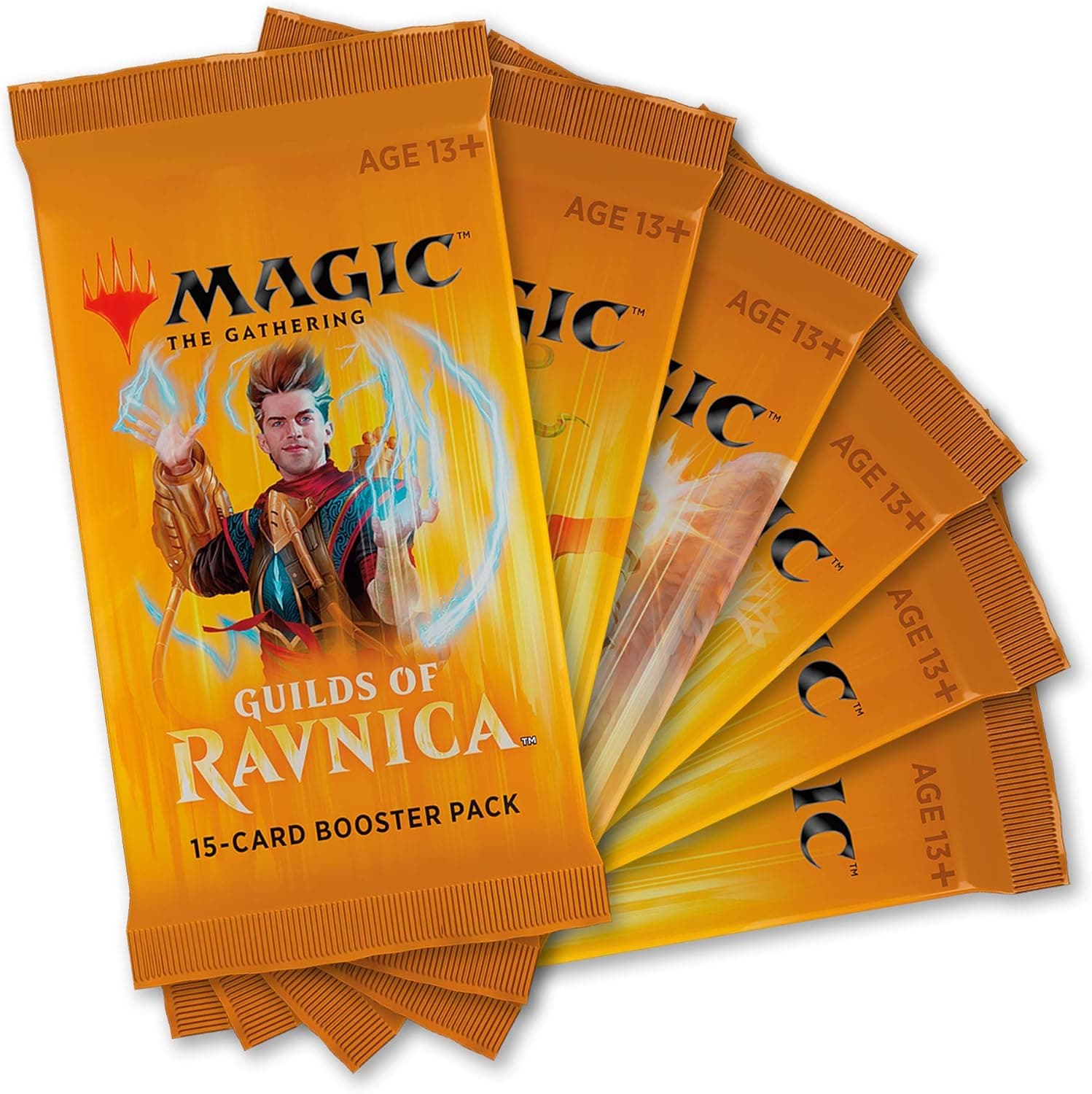Magic: The Gathering Guilds of Ravnica Boosters | 6 Booster Packs (90 Cards)