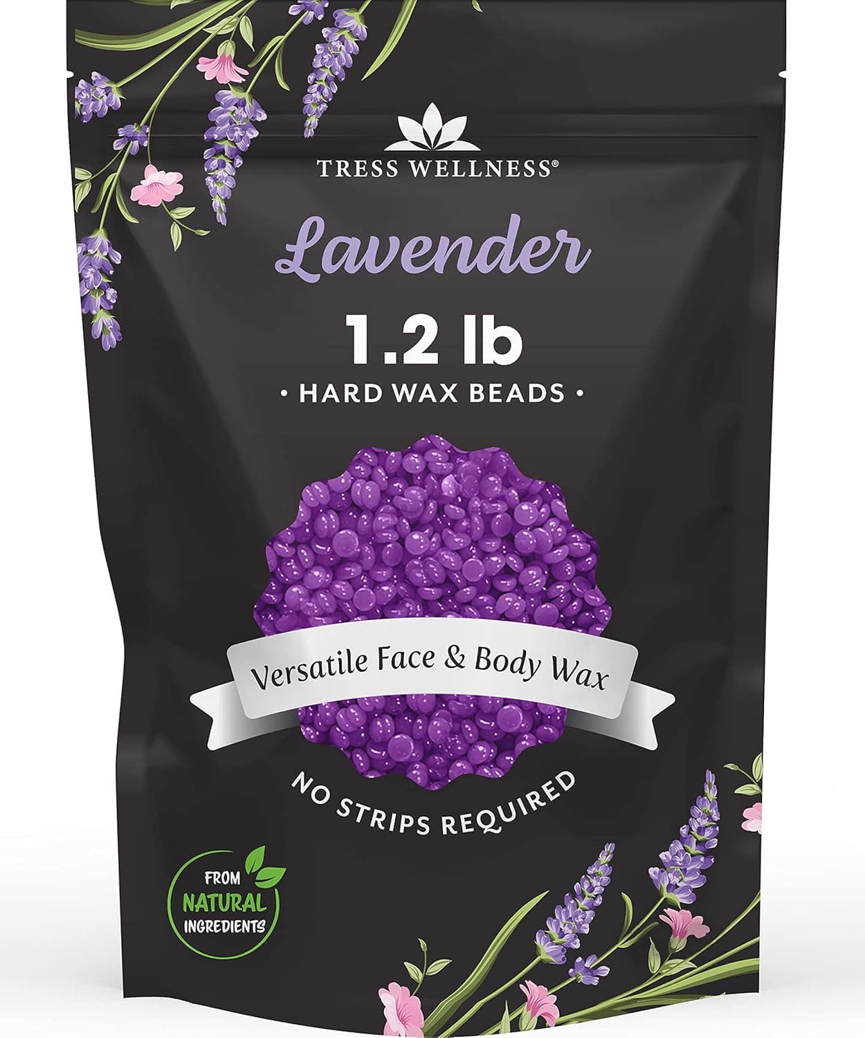 Tress Wellness Hard wax beads - For sensitive skin - Lavender 1.2lb