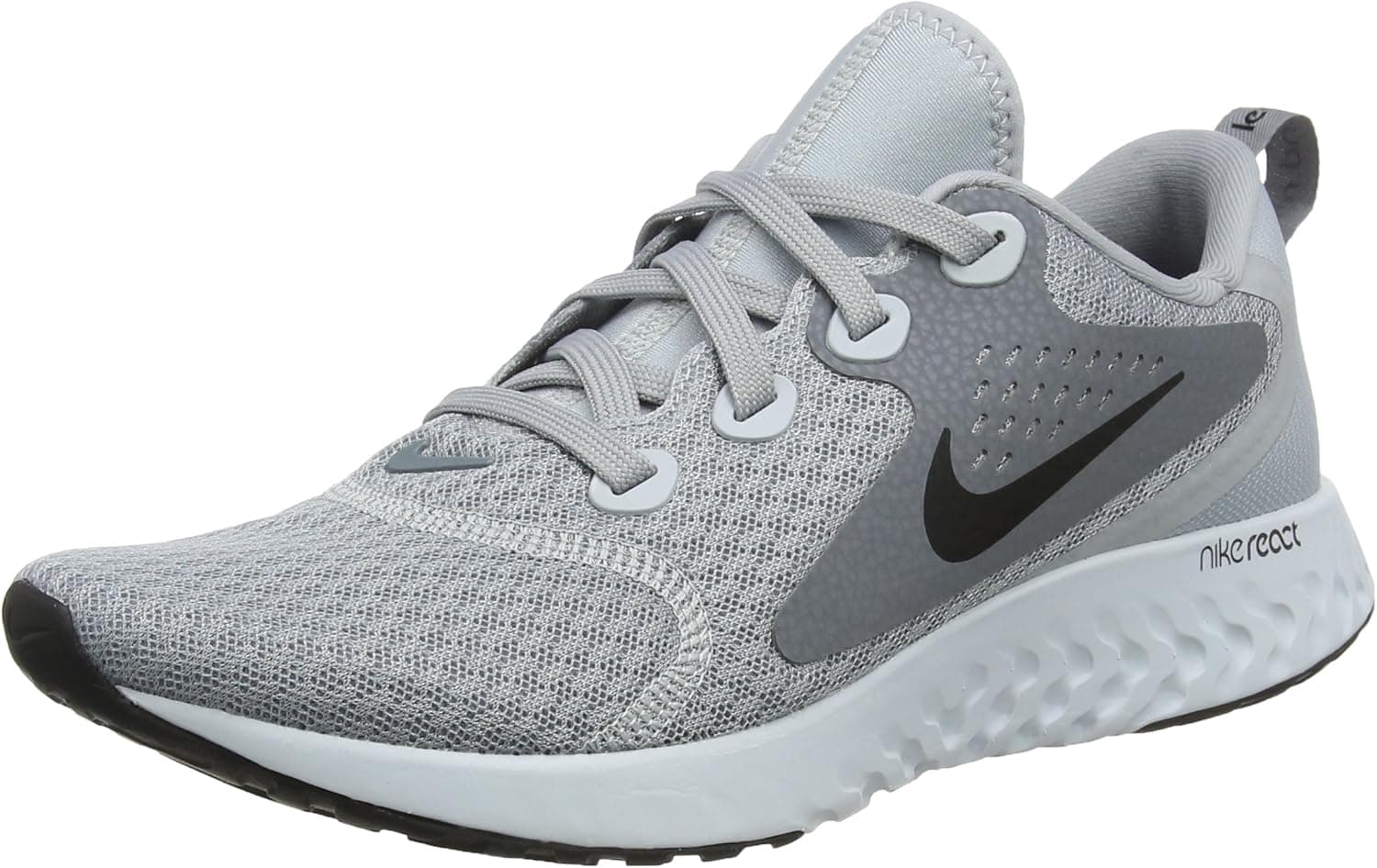 Nike Women's Legend React Running Shoes (Wolf Grey/Black/Cool Grey)(7.5 (B) US)