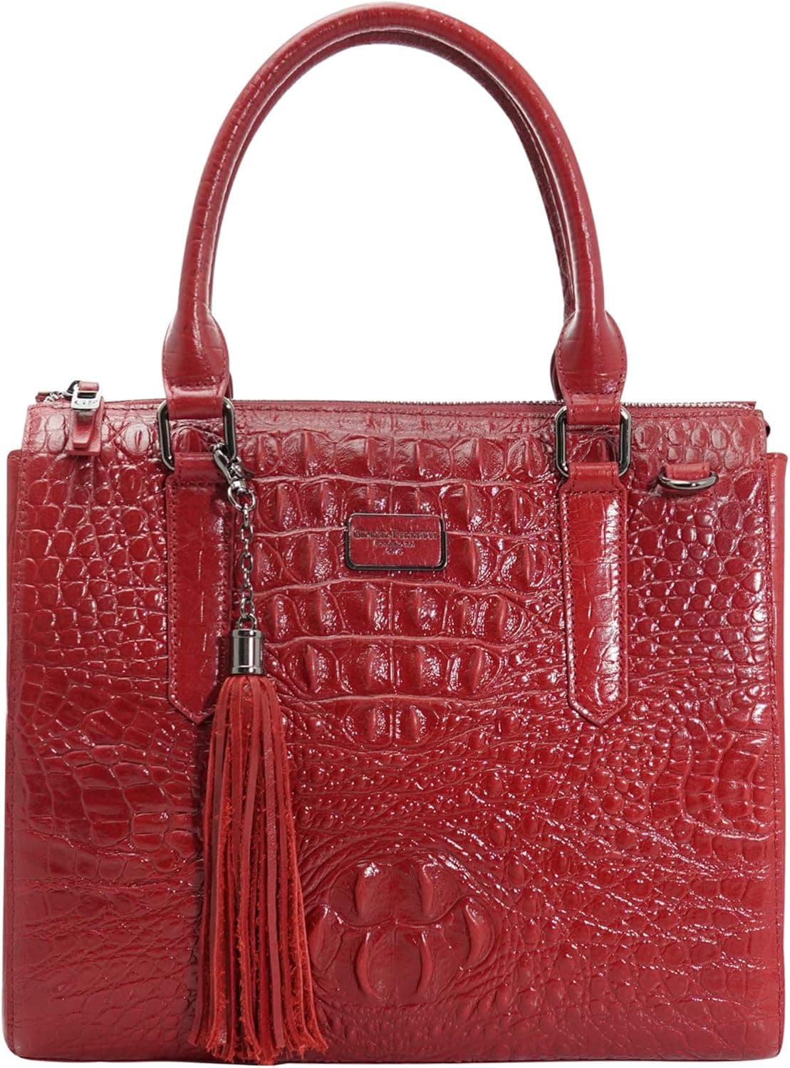 Giorgio Ferretti Excellent Women's Genuine Leather Satchel Handbag Ladies Genuine Leather Satchel Handbag