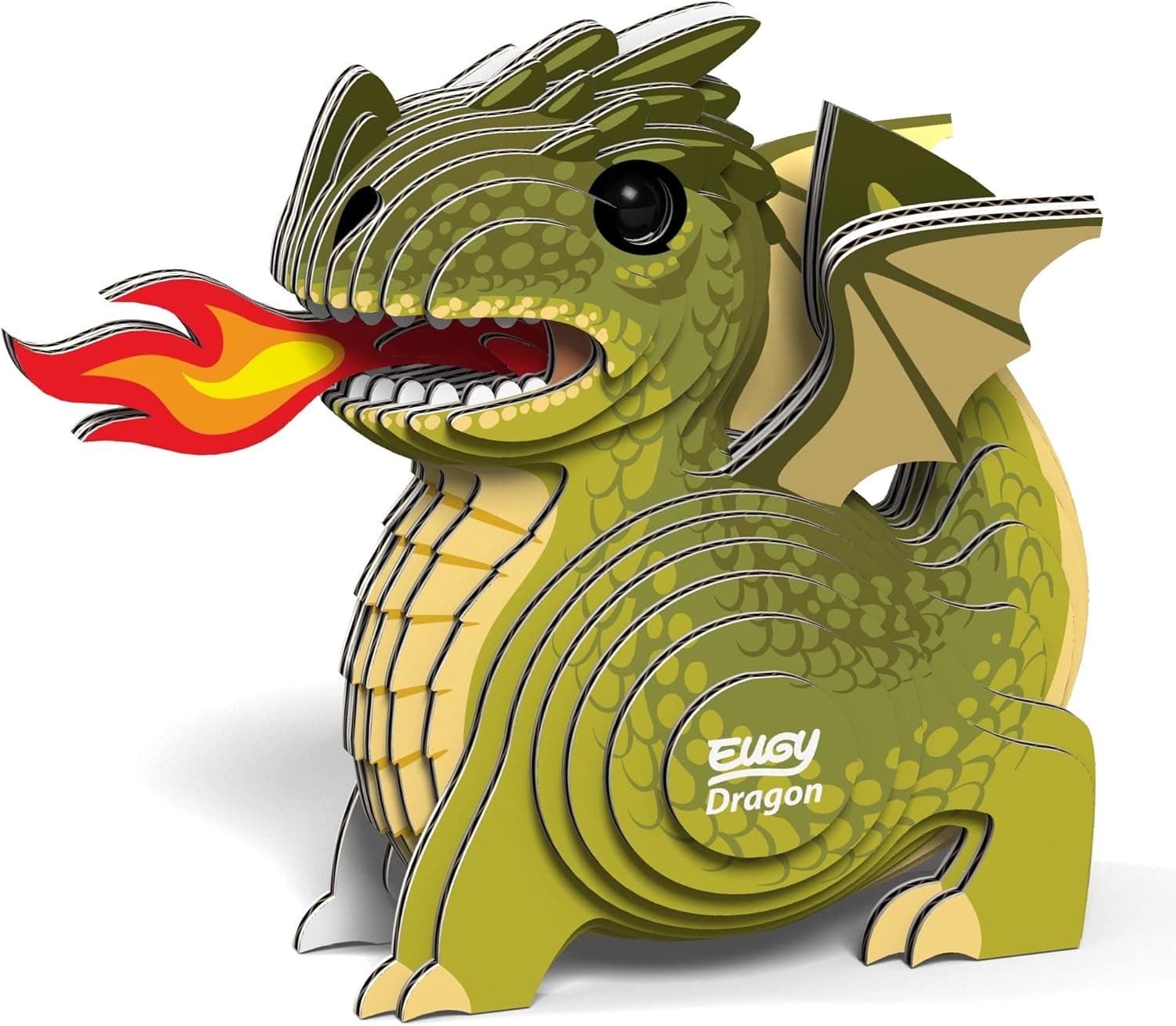 Eugy Dragon 3D Puzzle, 26 Piece Eco-Friendly Educational Learning Puzzles for Kids 6+