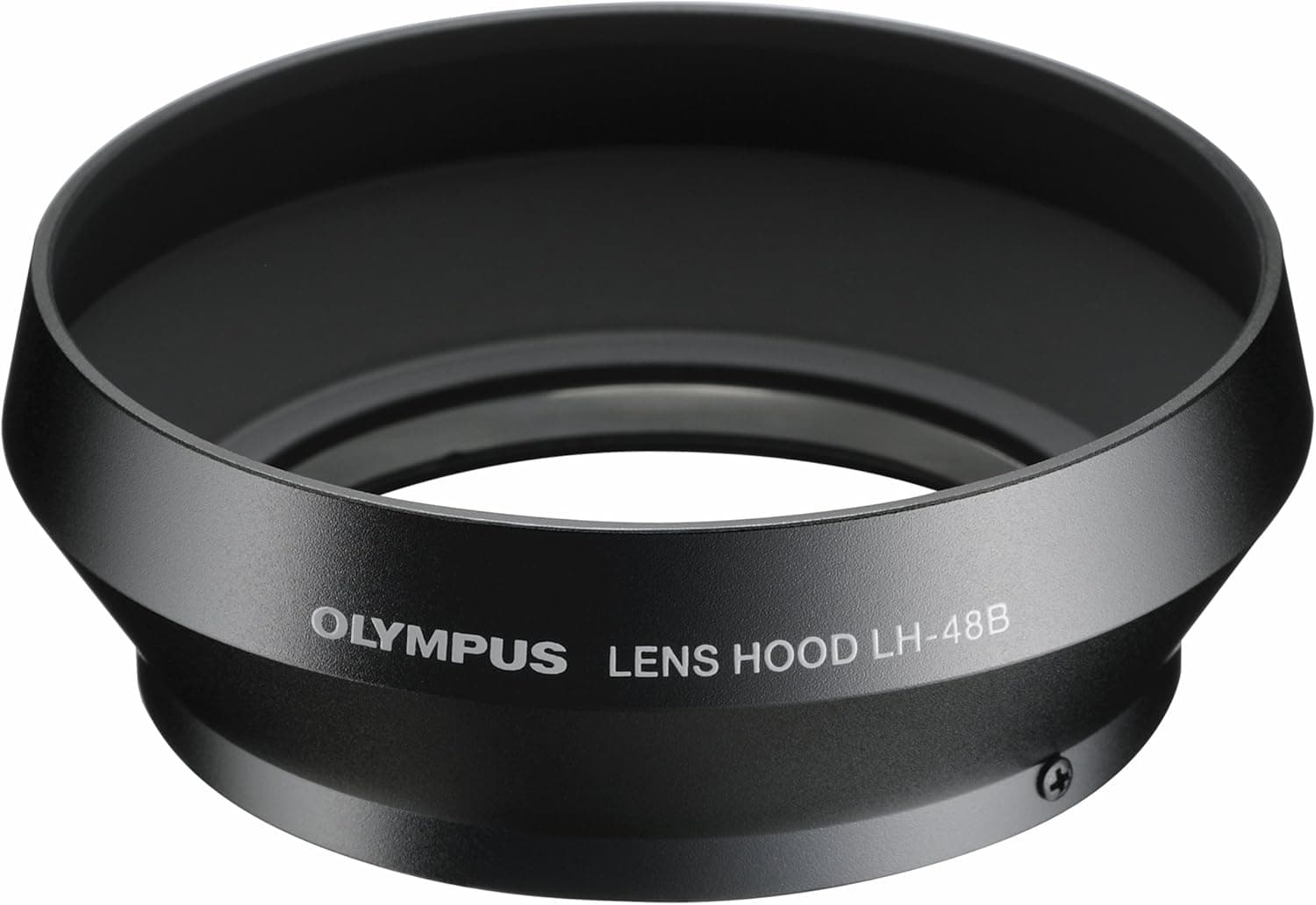Olympus LH-48B Metal Lens Hood for M.ZUIKO Digital 17mm 1:1.8 Lens - Black