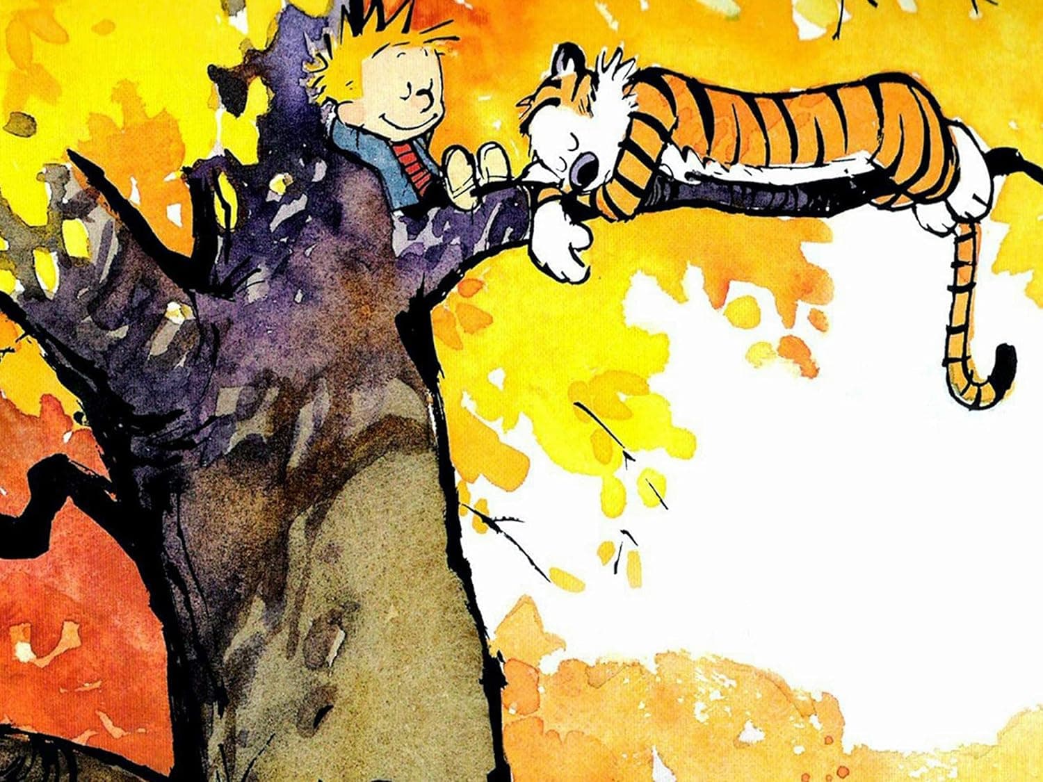 Gryposaurus Calvin and Hobbes Comics Poster 18 × 24 Inches