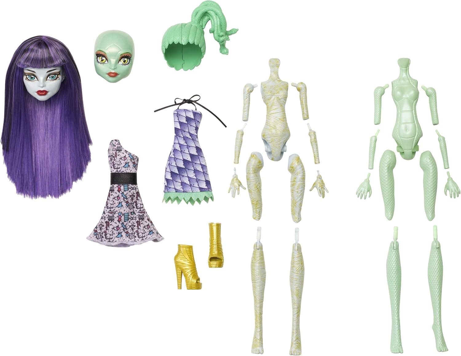 Monster High Create-A-Monster Mummy-Gorgon Girl Starter Set
