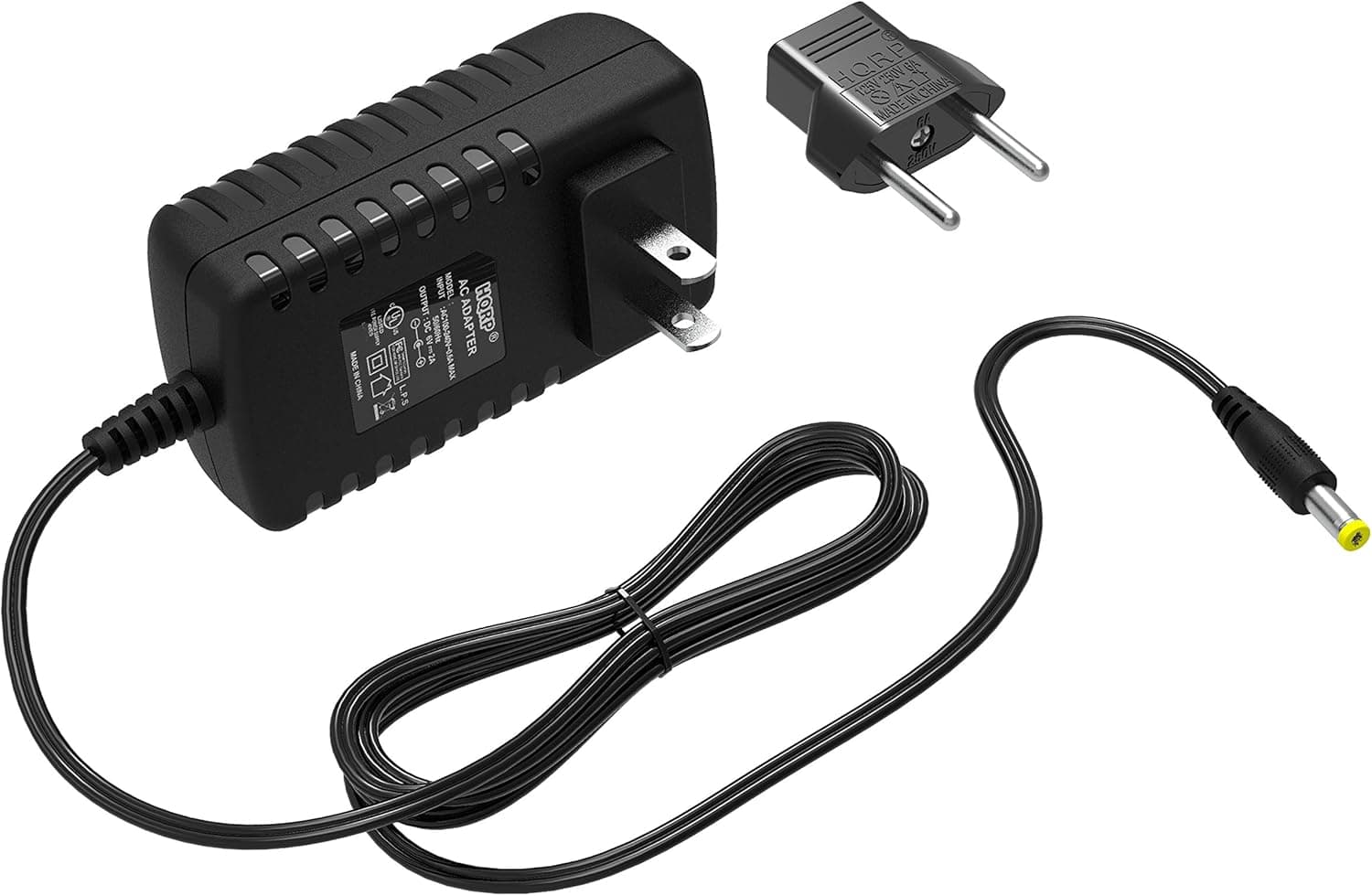 HQRP AC Adapter Compatible with PROFORM 22.0 Crosstrainer Elliptical Exerciser PFEL78060 PFEL78061 Power Supply Cord [UL Listed] + Euro Plug Adapter