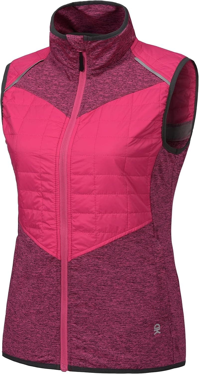 Little Donkey Andy Women's Lightweight Golf Vest Warm Outdoor Sleeveless Jacket for Hiking Travel Running Casual