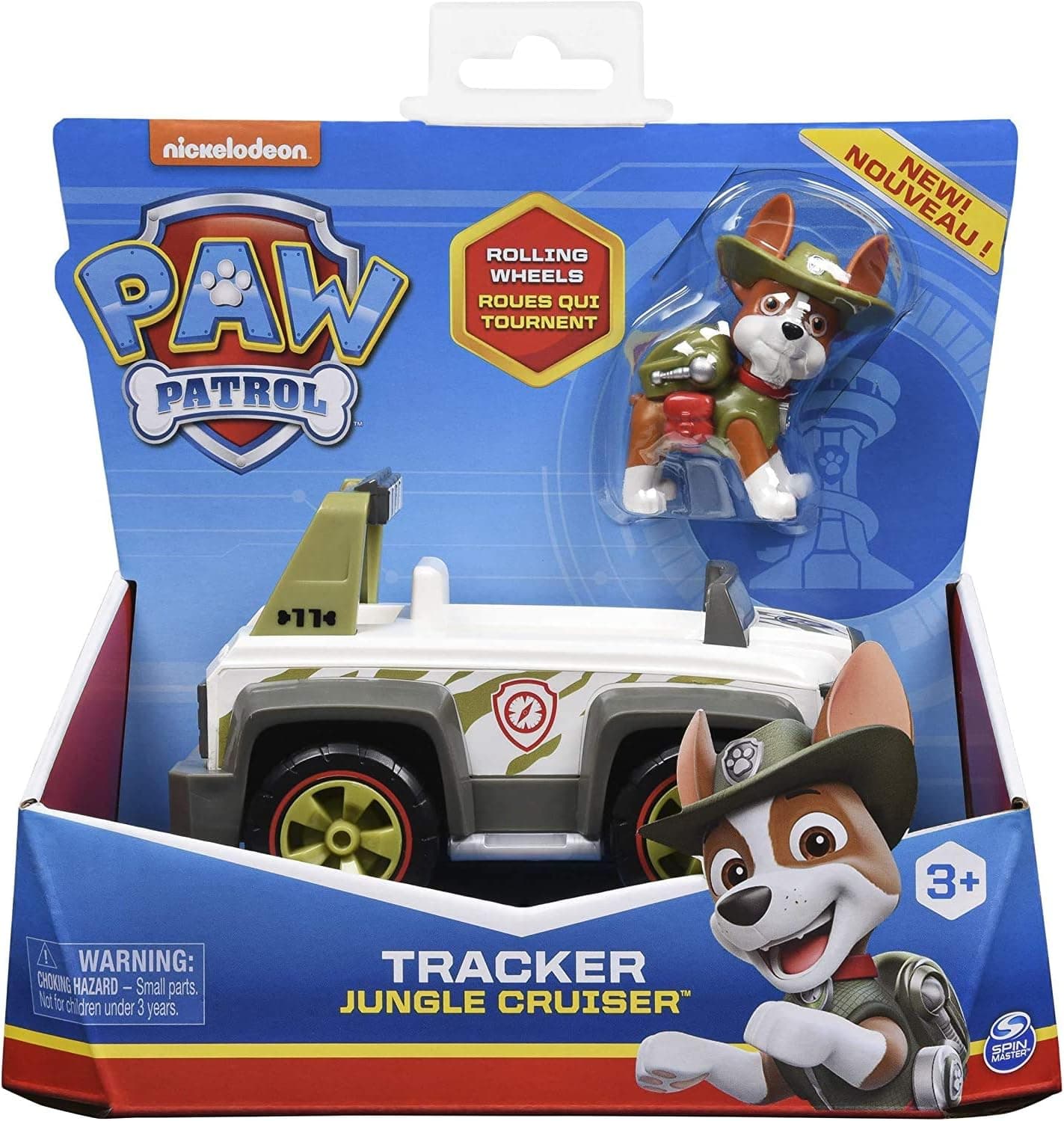 Spin Master Paw Patrol Tracker and Jungle Cruiser Vehicle